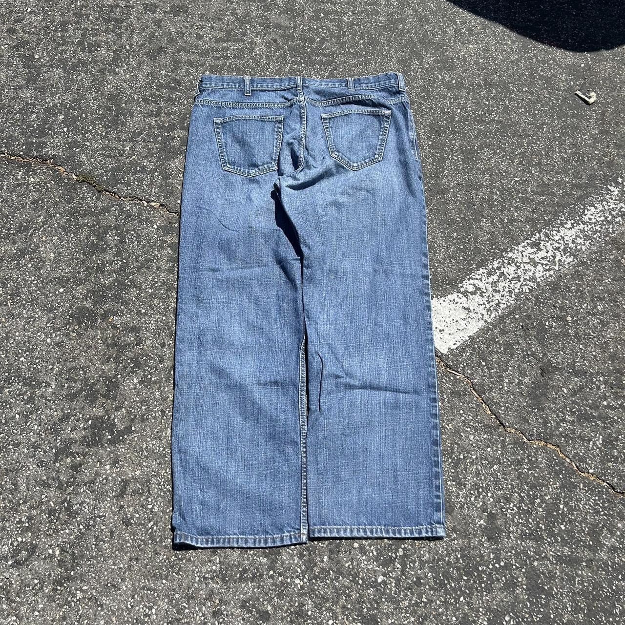 Old Navy × Vintage 38x30 Old Navy Baggy Straight Jeans Size US 38 / EU 54 - 2 Thumbnail