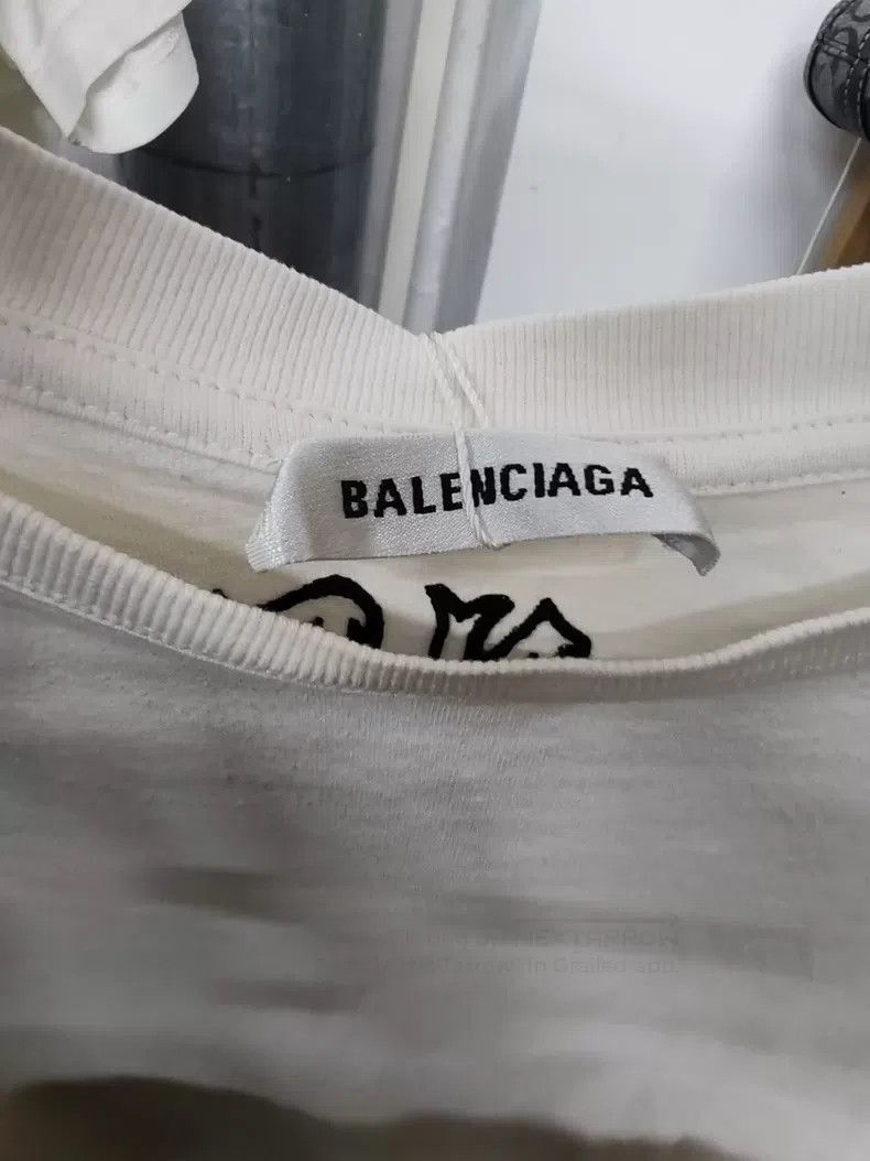 Balenciaga Balenciaga White Short Sleeve T-Shirt Size US M / EU 48-50 / 2 - 3 Thumbnail