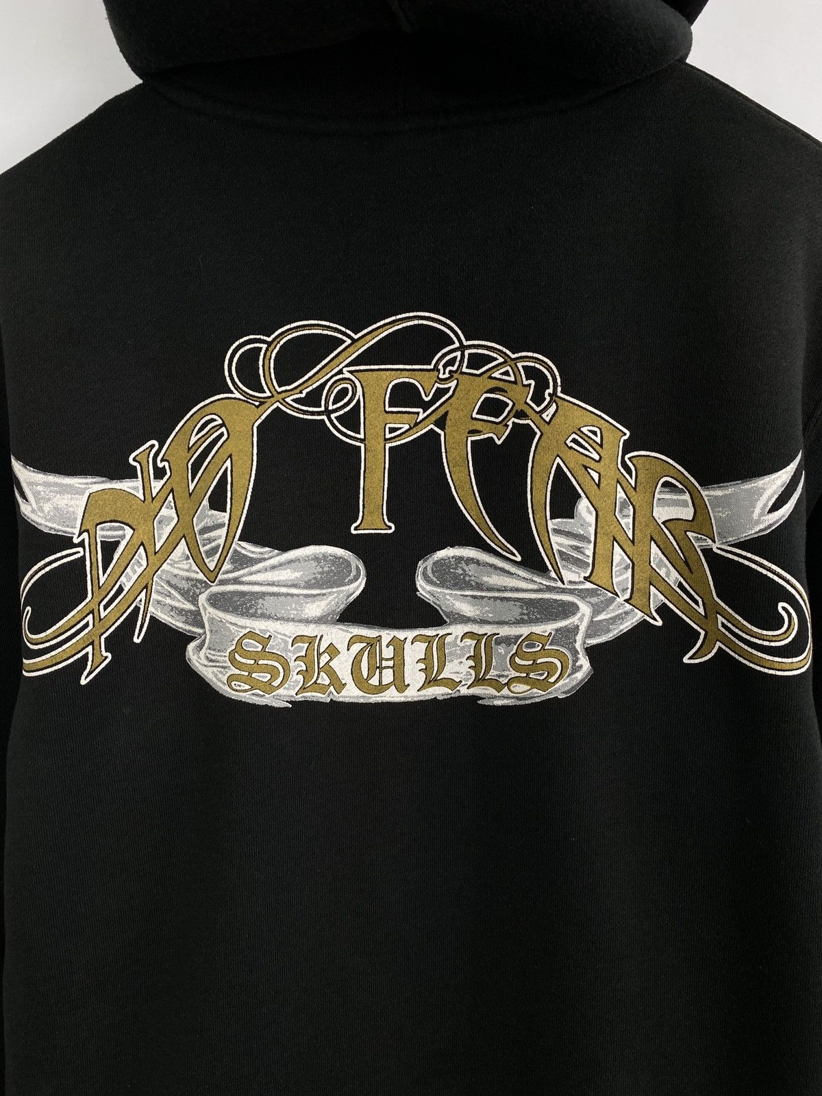 No Fear 💀 Vintage Y2K No Fear Skull Bones Affliction Zip Up Hoodie Size US M / EU 48-50 / 2 - 10 Thumbnail