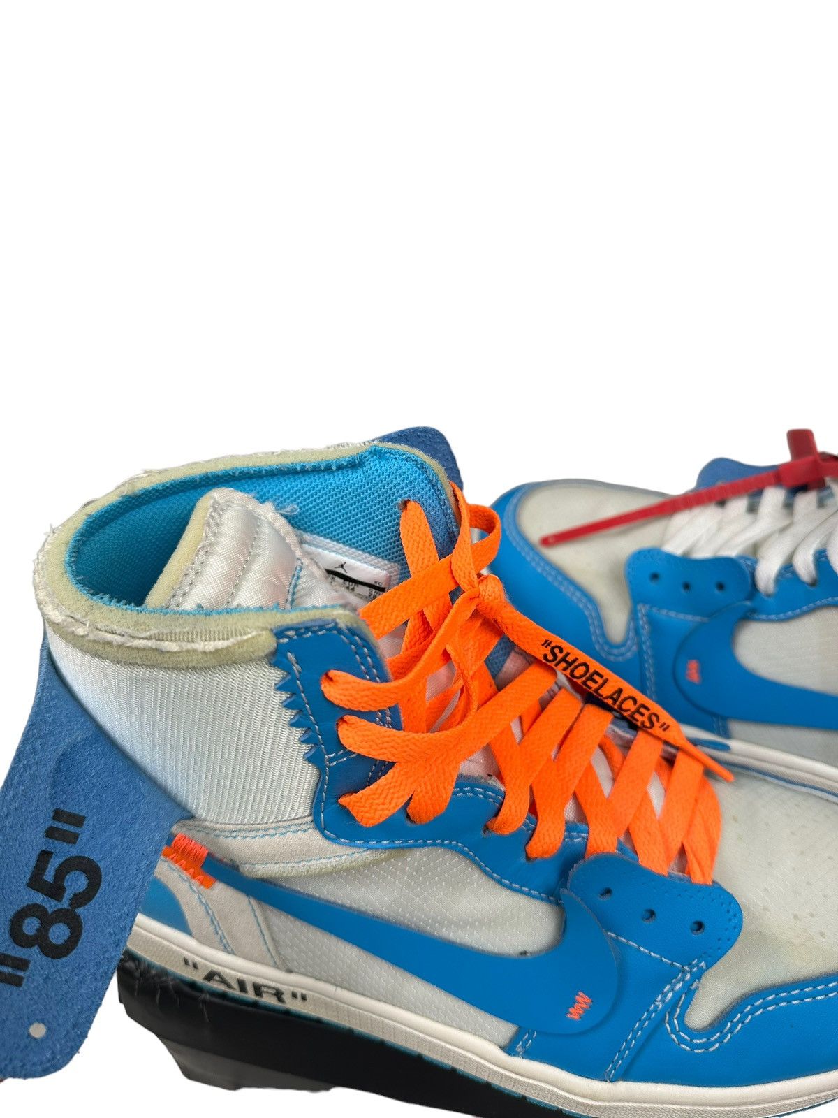 Jordan Brand × Off-White Off white Jordan 1 UNC Size US 10 / EU 43 - 9 Thumbnail