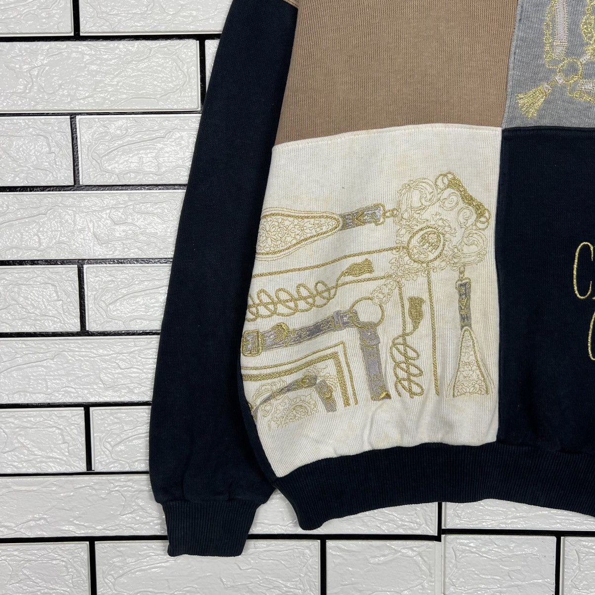 Vintage 90 CHRISTIAN OLIVIER Big Logo Crewneck Sweatshirt #4024-C183 Size US S / EU 44-46 / 1 - 5 Thumbnail