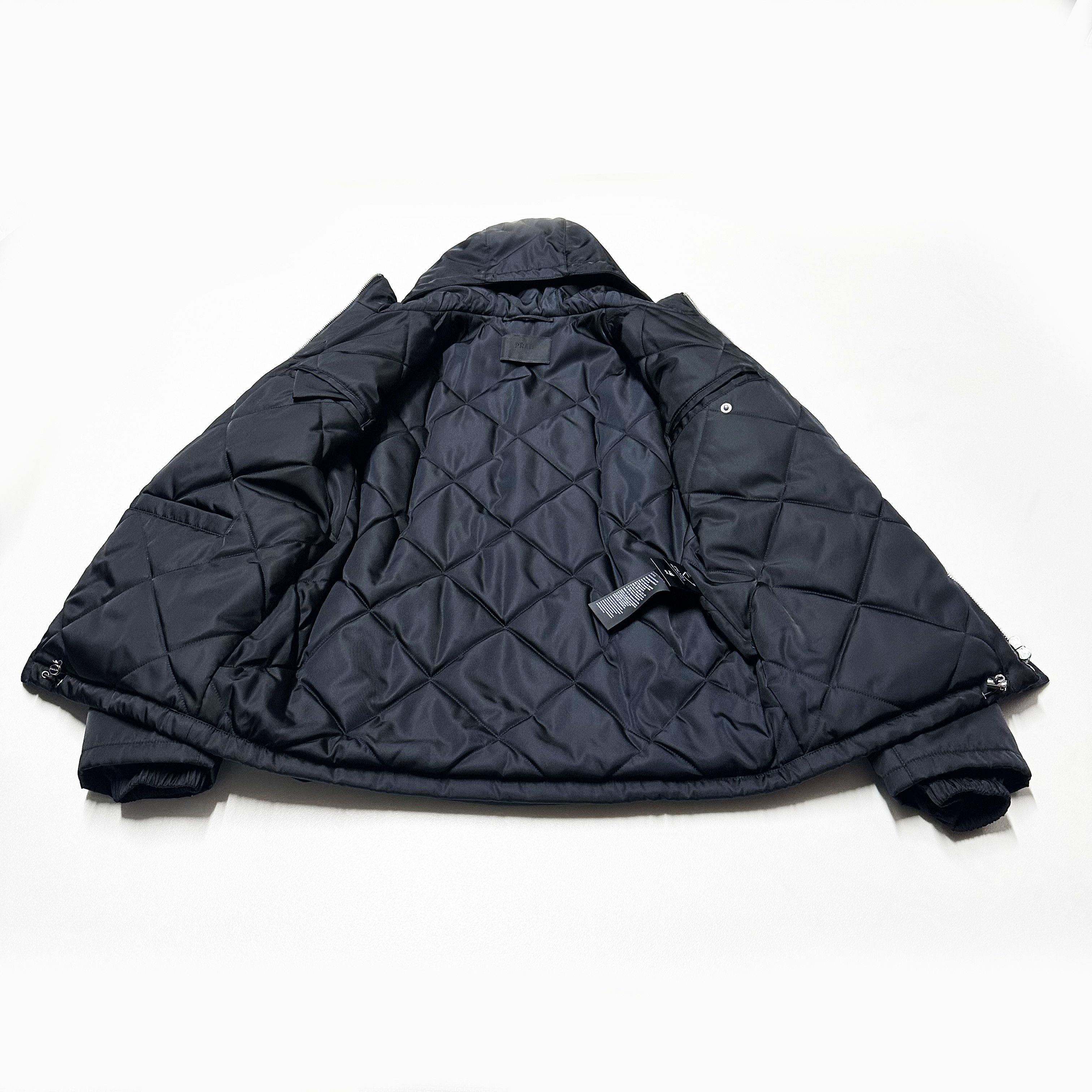 Prada Prada FW21 Re-Nylon Utility S M mens black jacket puffer Size US M / EU 48-50 / 2 - 7 Thumbnail