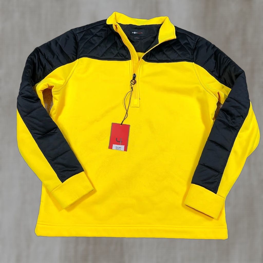 Under Armour Under armour Sweater Shirt Men Small Yellow 1/4 Zip Pullover Mock Neck Golf Casual Sports 1/4 Zip Pockets Moisture Wicking Regular Short Par 4 Size US S / EU 44-46 / 1 - 1 Thumbnail