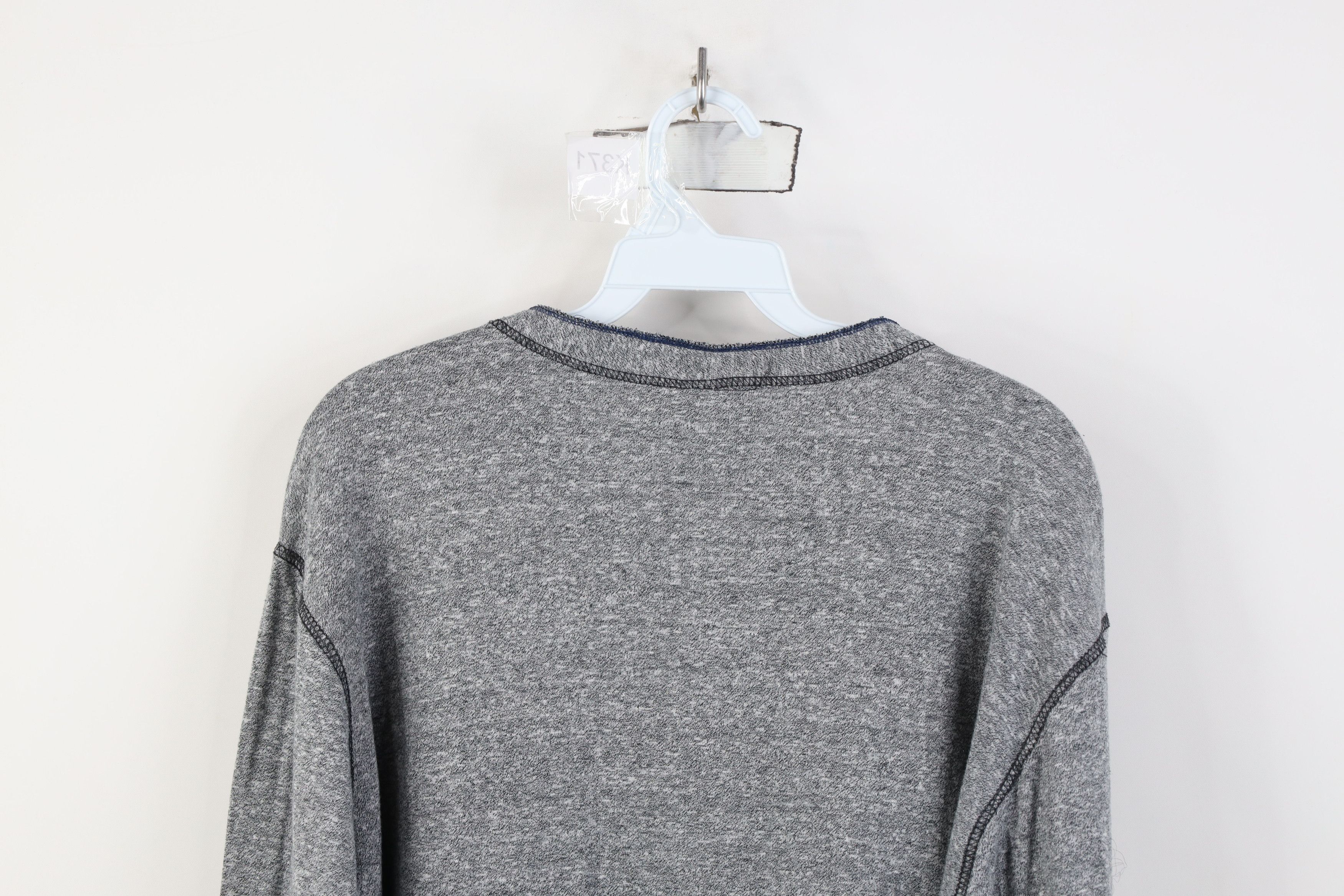 Vintage Vintage 90s Streetwear Long Sleeve Henley T-Shirt Gray Size US XL / EU 56 / 4 - 10 Thumbnail