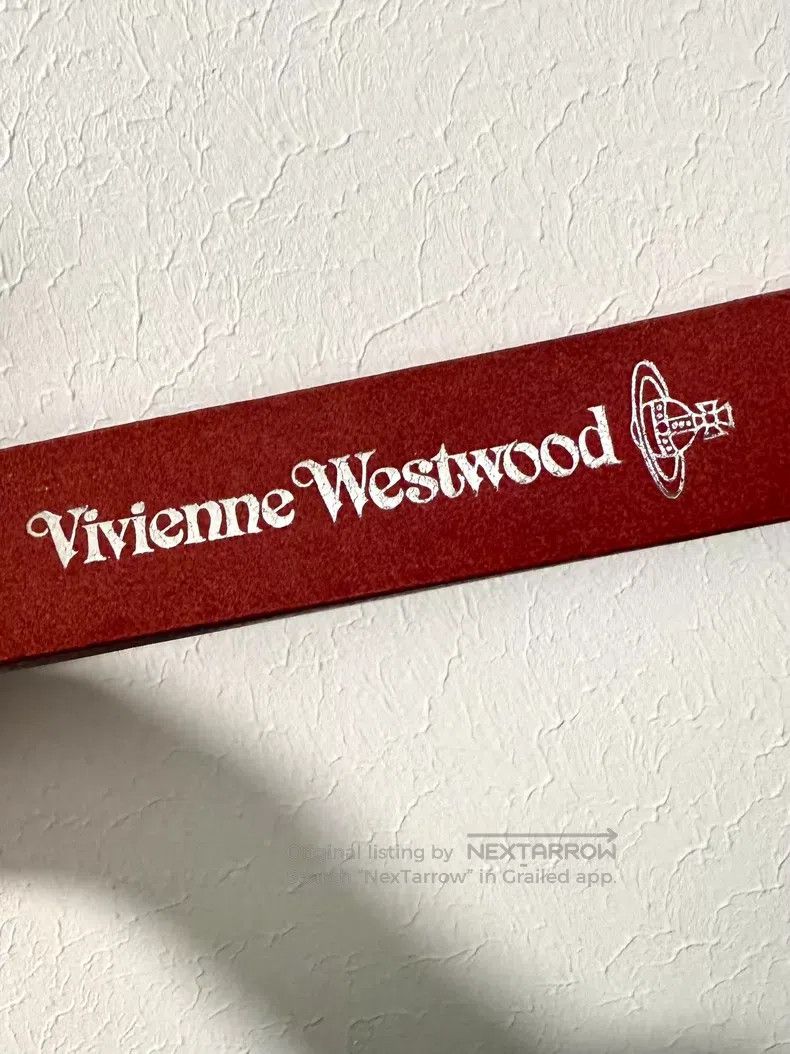 Vivienne Westwood Vivienne Westwood Vintage Rare Saturn Leather Belt, Genuin Size ONE SIZE - 5 Thumbnail