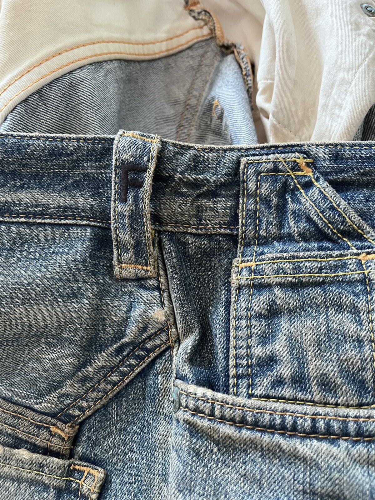 FCUK JAPANESE FCUK FADED JEANS Size US 34 / EU 50 - 10 Thumbnail