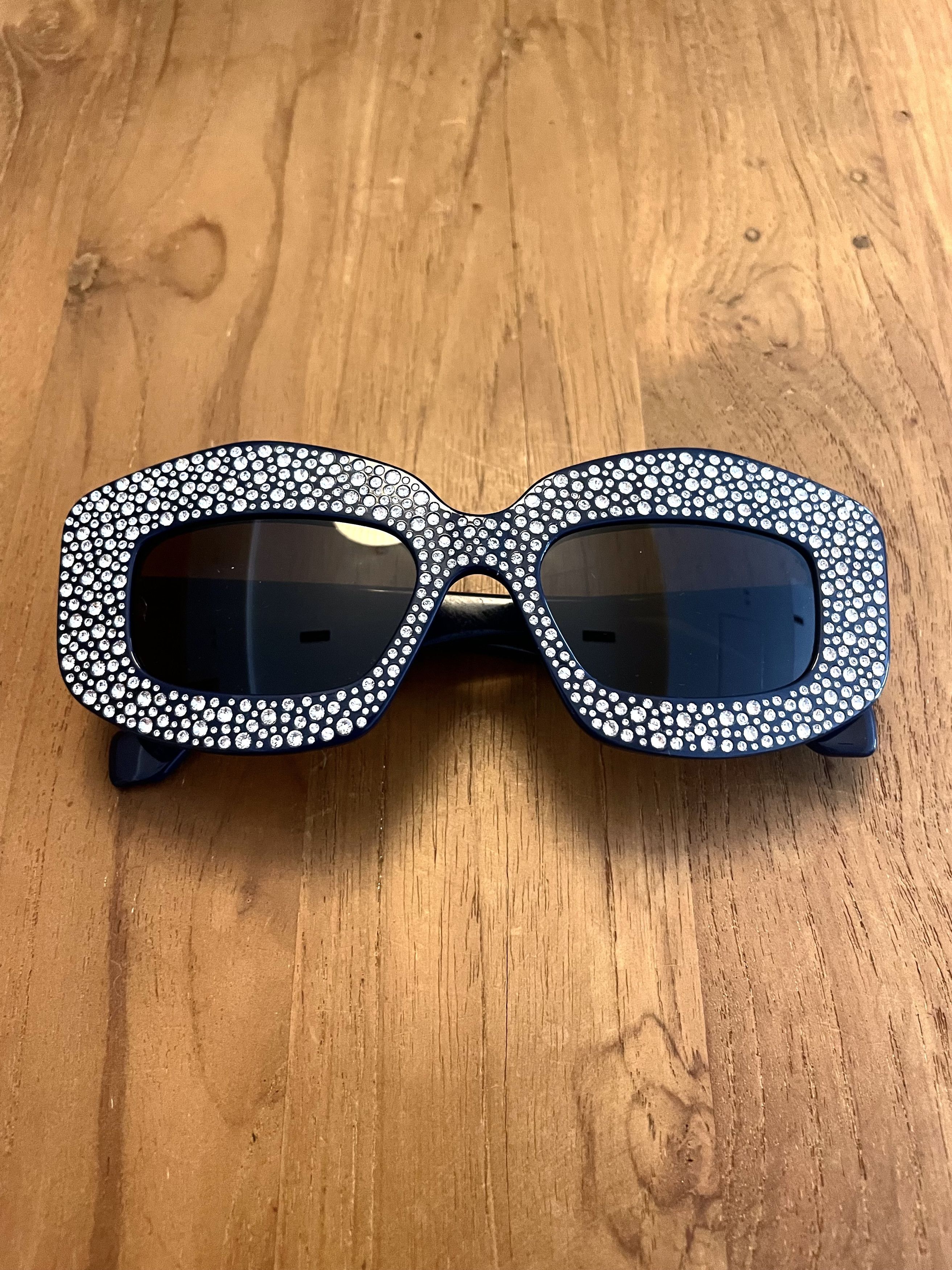 Loewe DIAMANTE PAVÉ RHINESTONES CRYSTAL ICED DISCO RAVE SUNGLASSES Size ONE SIZE - 1 Thumbnail