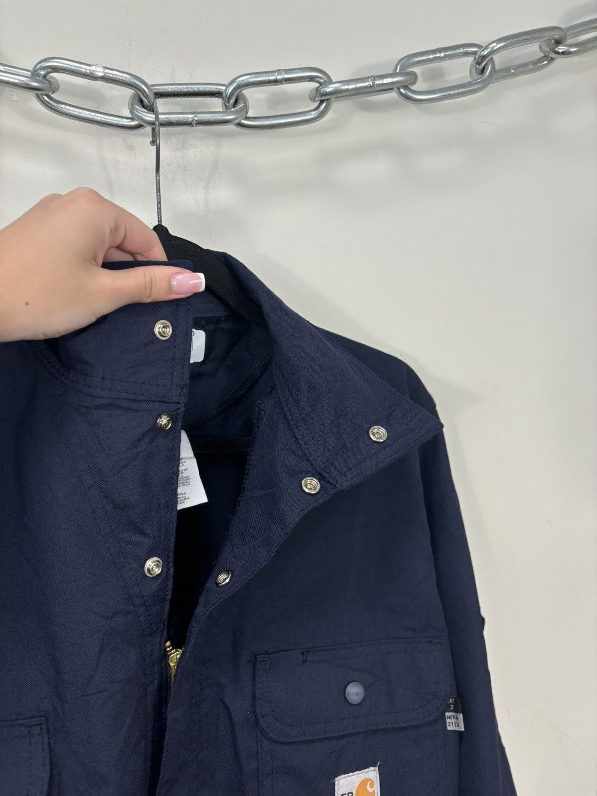 Carhartt Vintage Carhartt Flame Resistant Utility Boxy Cropped Jacket Size US S / EU 44-46 / 1 - 16 Thumbnail