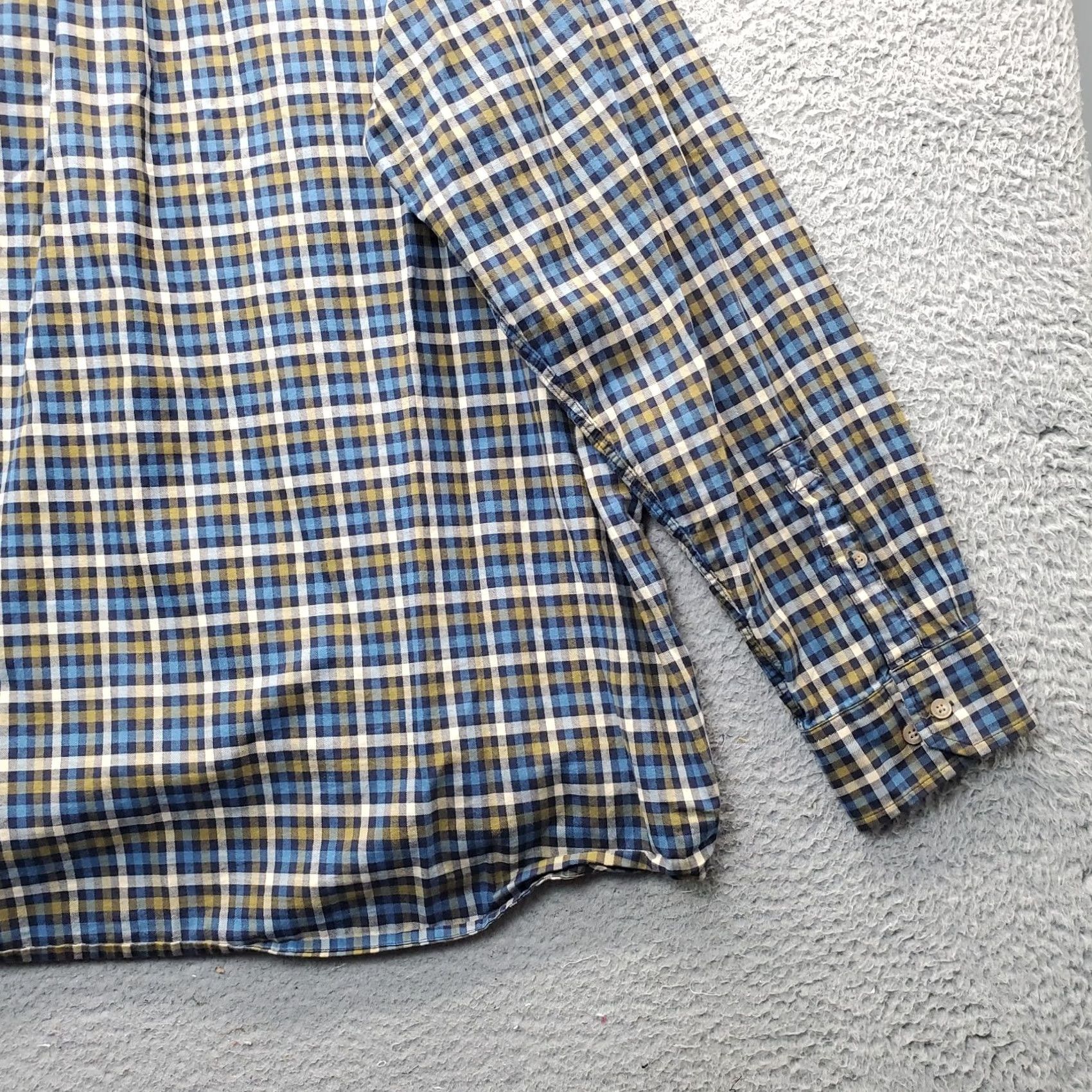 Eddie Bauer Eddie Bauer Shirt Mens 2XL Tall Multi Check Relaxed Wrinkle Resistant Button-Down Straight Collar Shirt Mens 2XL Tall Multicolor Check Easter? Size US XXL / EU 58 / 5 - 8 Thumbnail