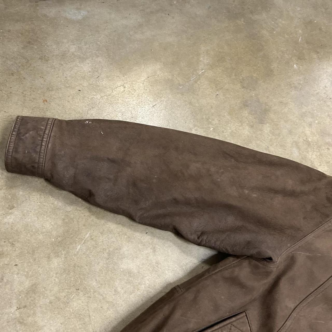 Other Men's Brown Leather Jacket w/ Crazy Lining Size US M / EU 48-50 / 2 - 6 Thumbnail