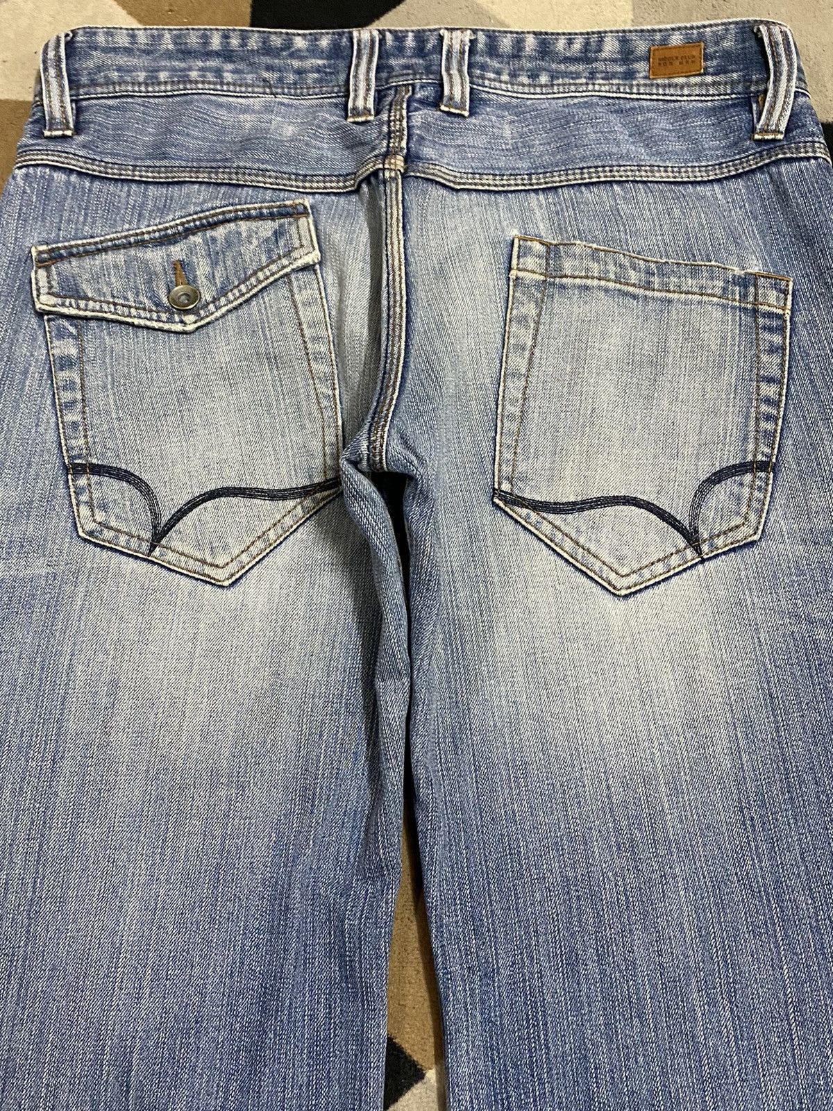 Japanese Brand Vintage Nicole Club Men Distressed Wide leg Jeans Size US 34 / EU 50 - 4 Thumbnail
