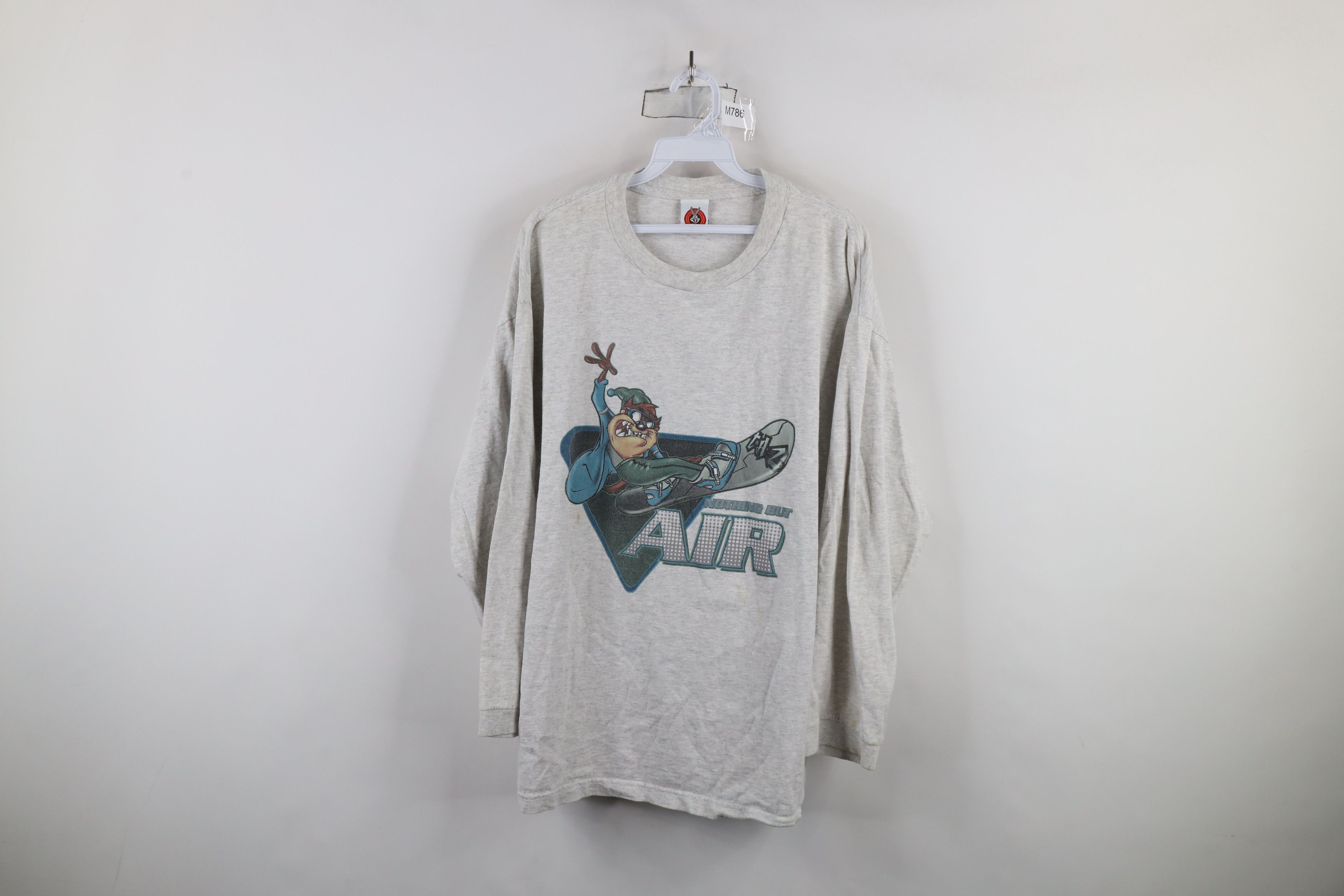 Vintage Vintage 90s Looney Tunes Snowboard Air Long Sleeve T-Shirt Size US XL / EU 56 / 4 - 1 Thumbnail