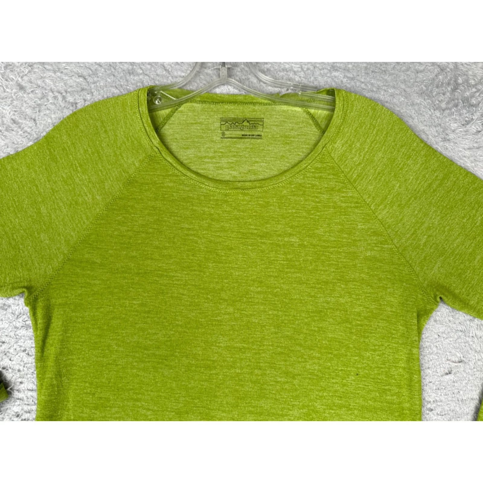 Patagonia Patagonia Shirt Women S Green 3/4 Sleeve Crew Neck Polyester Jersey Basic Casual Shirt Womens Size S / US 4 / IT 40 - 4 Thumbnail