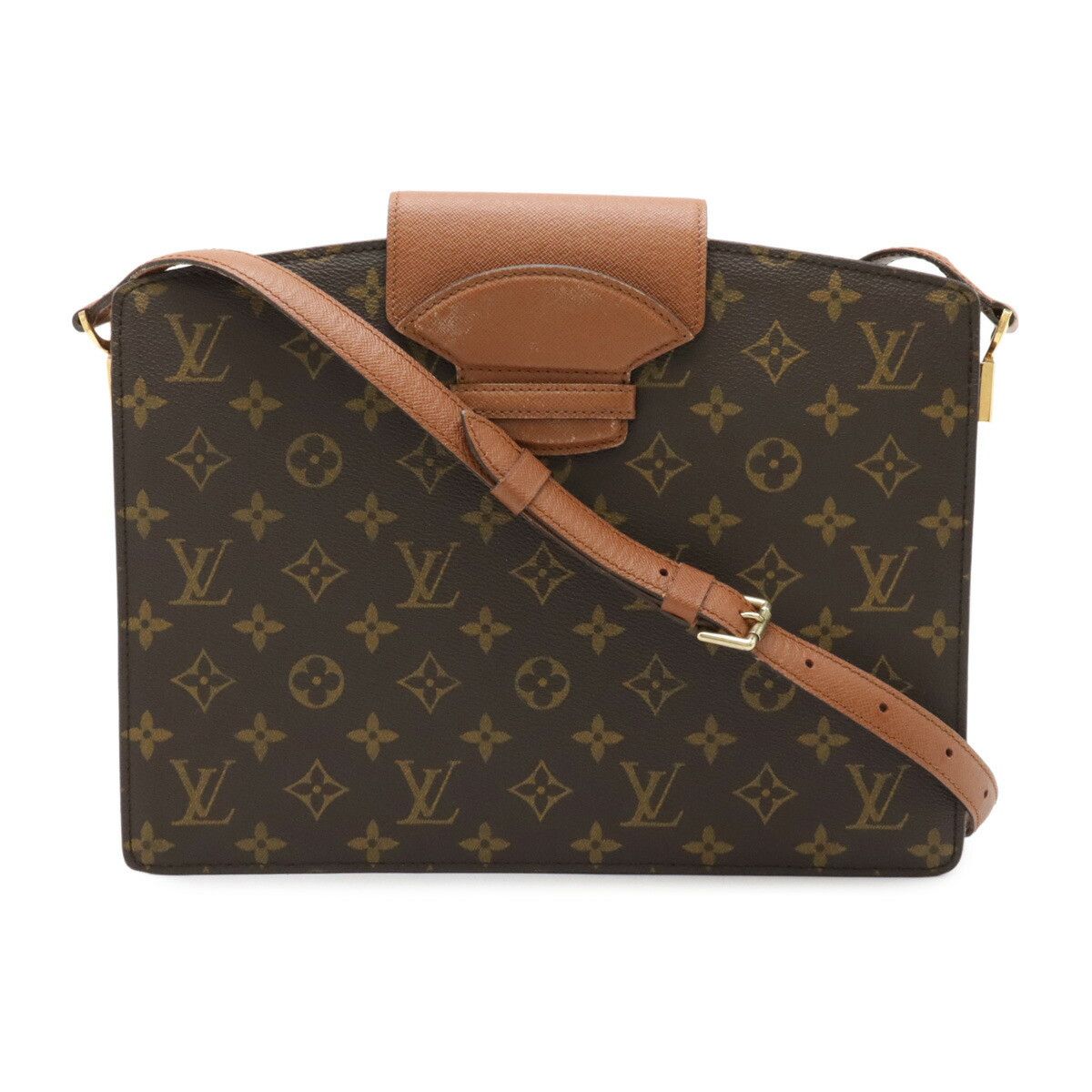 Louis Vuitton Louis Vuitton Courcelle Monogram Shoulder Bag Canvas Shoulder Bag M51375 in Brown, Women's