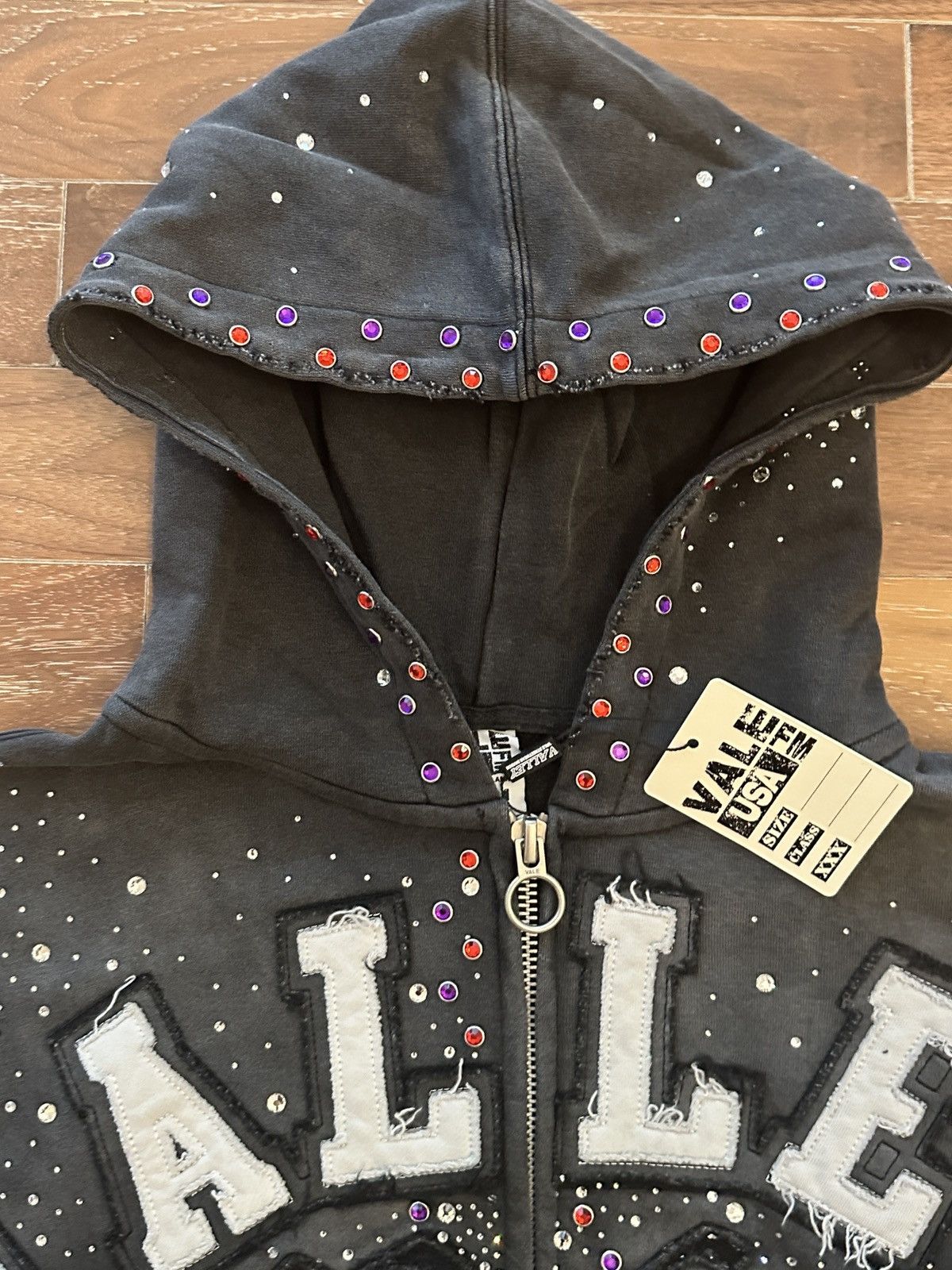 Vale Vale Black Classico Zip up hoodie Size US XL / EU 56 / 4 - 5 Thumbnail