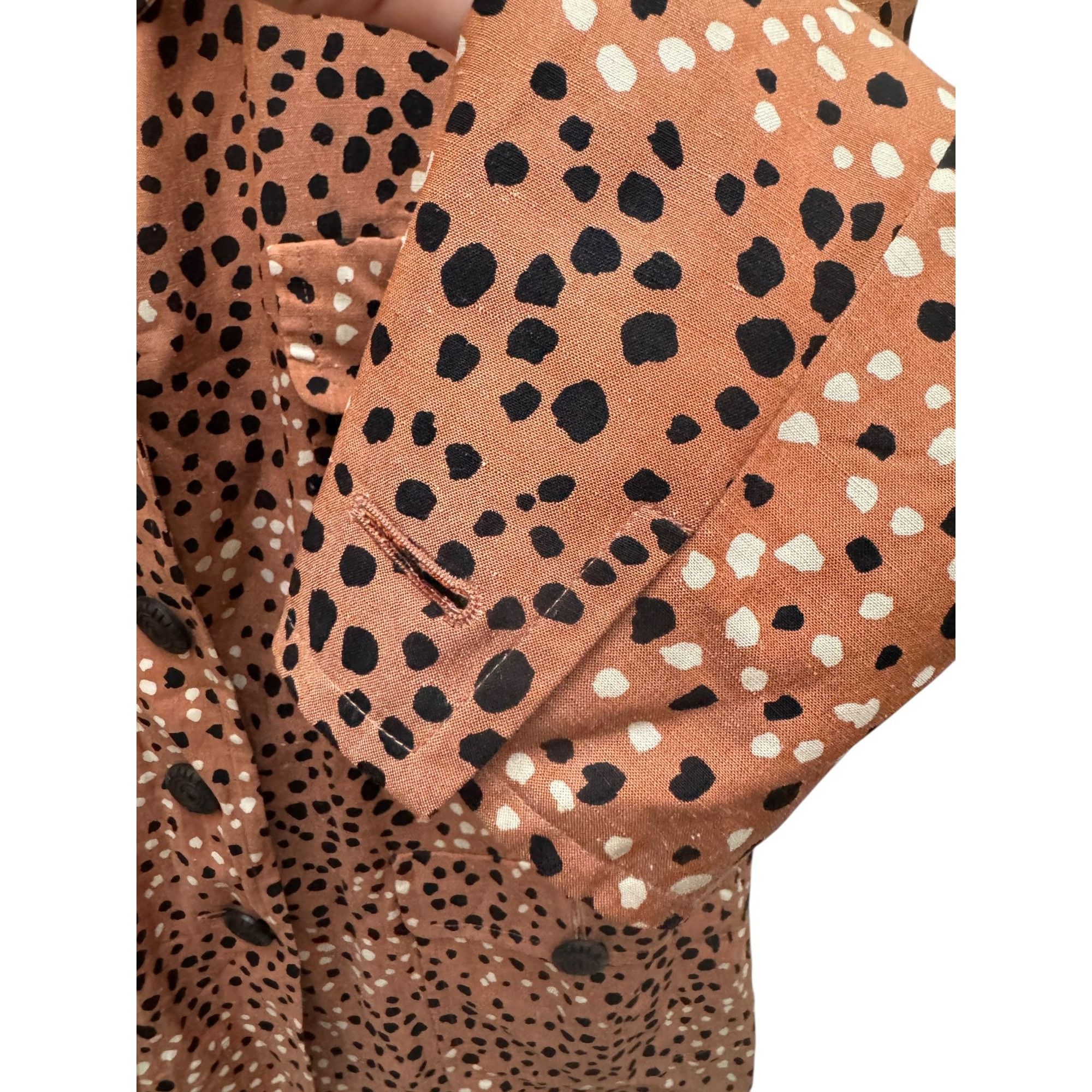 Yves Saint Laurent Dot Cheetah Safari Saharian Jacket Size M / US 6-8 / IT 42-44 - 5 Thumbnail