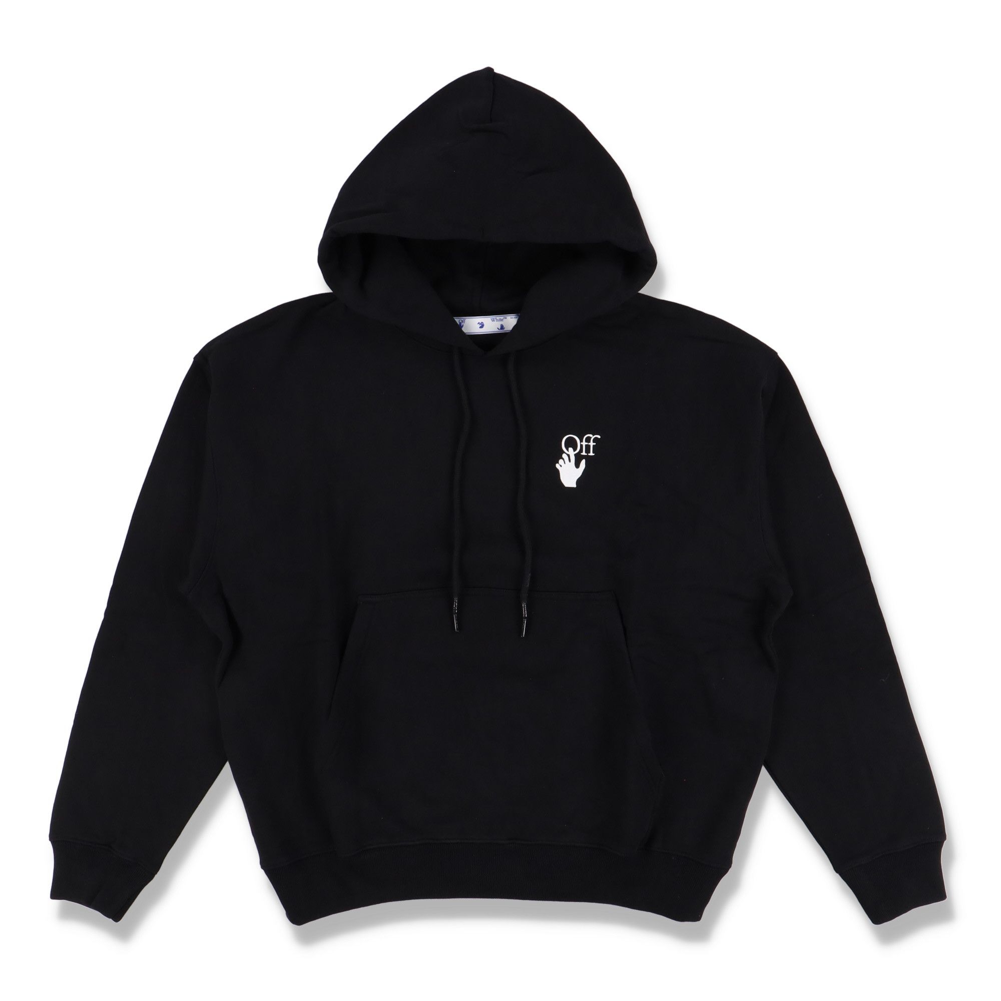 Off-White Black Cut Here Arrows Oversized Hoodie Size US M / EU 48-50 / 2 - 1 Thumbnail