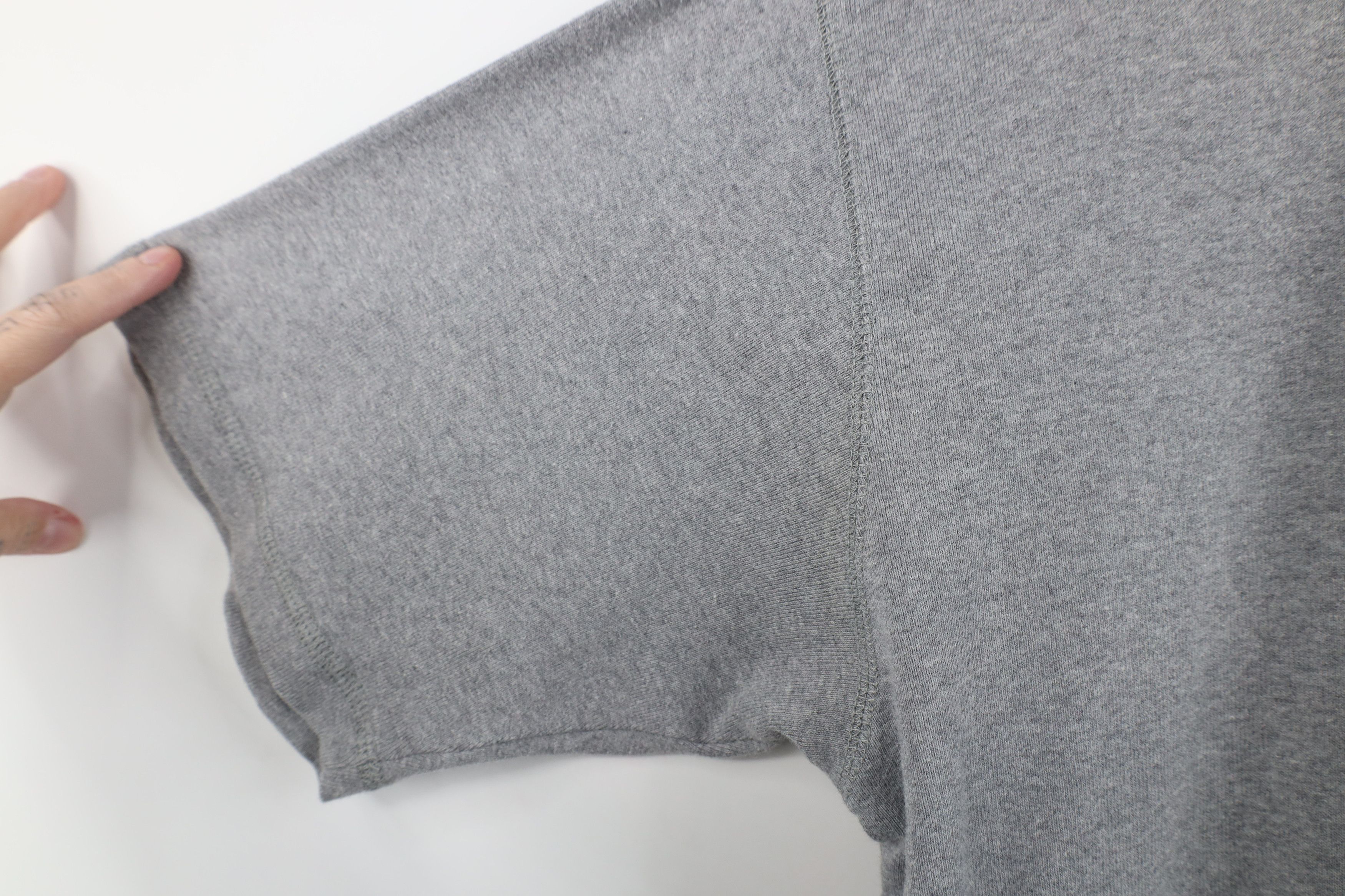 Vintage Vintage 90s Streetwear Cotton Ribbed Knit Henley T-Shirt Size US L / EU 52-54 / 3 - 7 Thumbnail