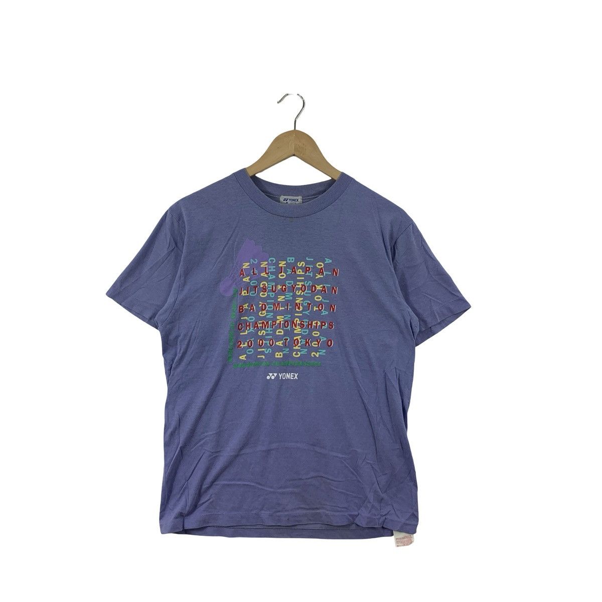 Vintage Vintage Yonex Badminton Championships 2000 Tokyo Graphic Tee Size US M / EU 48-50 / 2 - 3 Thumbnail