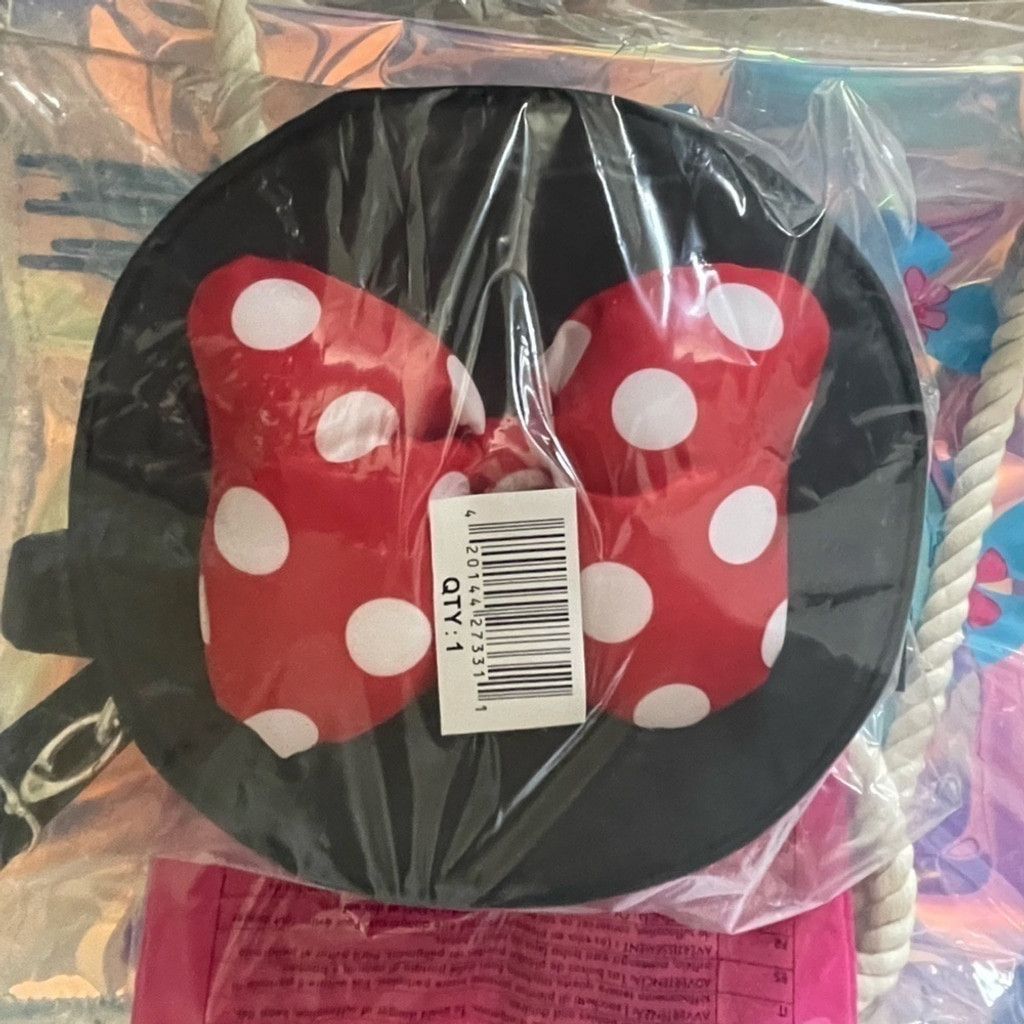 Disney Disney Authentic Minnie Crossbody Bag with Red Bow. Size ONE SIZE - 7 Thumbnail