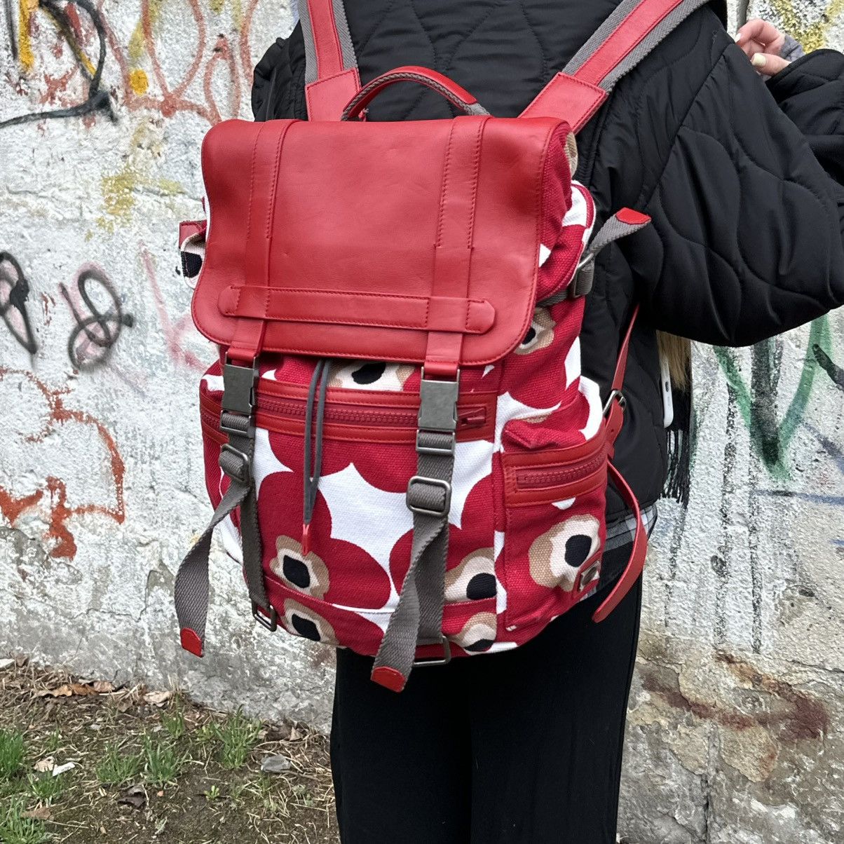 Dolce & Gabbana DOLCE & GABBANA POPPY Canvas Leather Multipocket Backpack Size ONE SIZE - 3 Thumbnail
