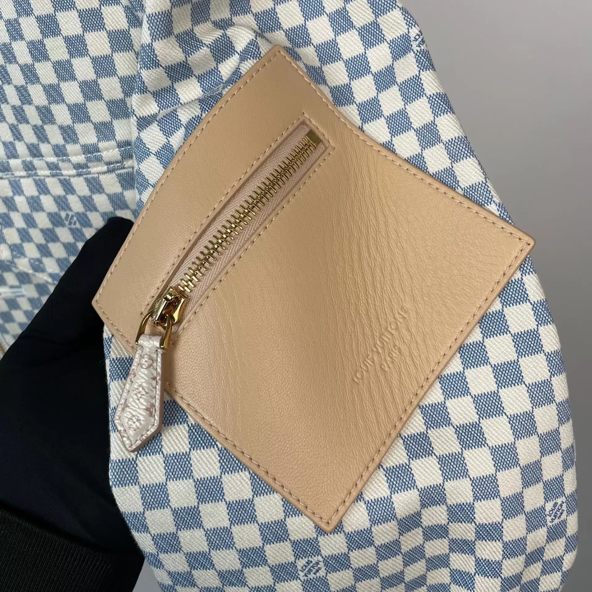 Louis Vuitton LV Damier Blue 2024 Jacket Size 34 New Unused Size XS / US 0-2 / IT 36-38 - 8 Thumbnail