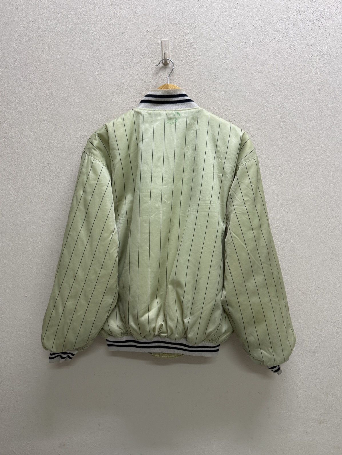 Vintage Vintage Suntory Malt’s Beer Riversible Varsity Bomber Jacket Size US L / EU 52-54 / 3 - 23 Thumbnail