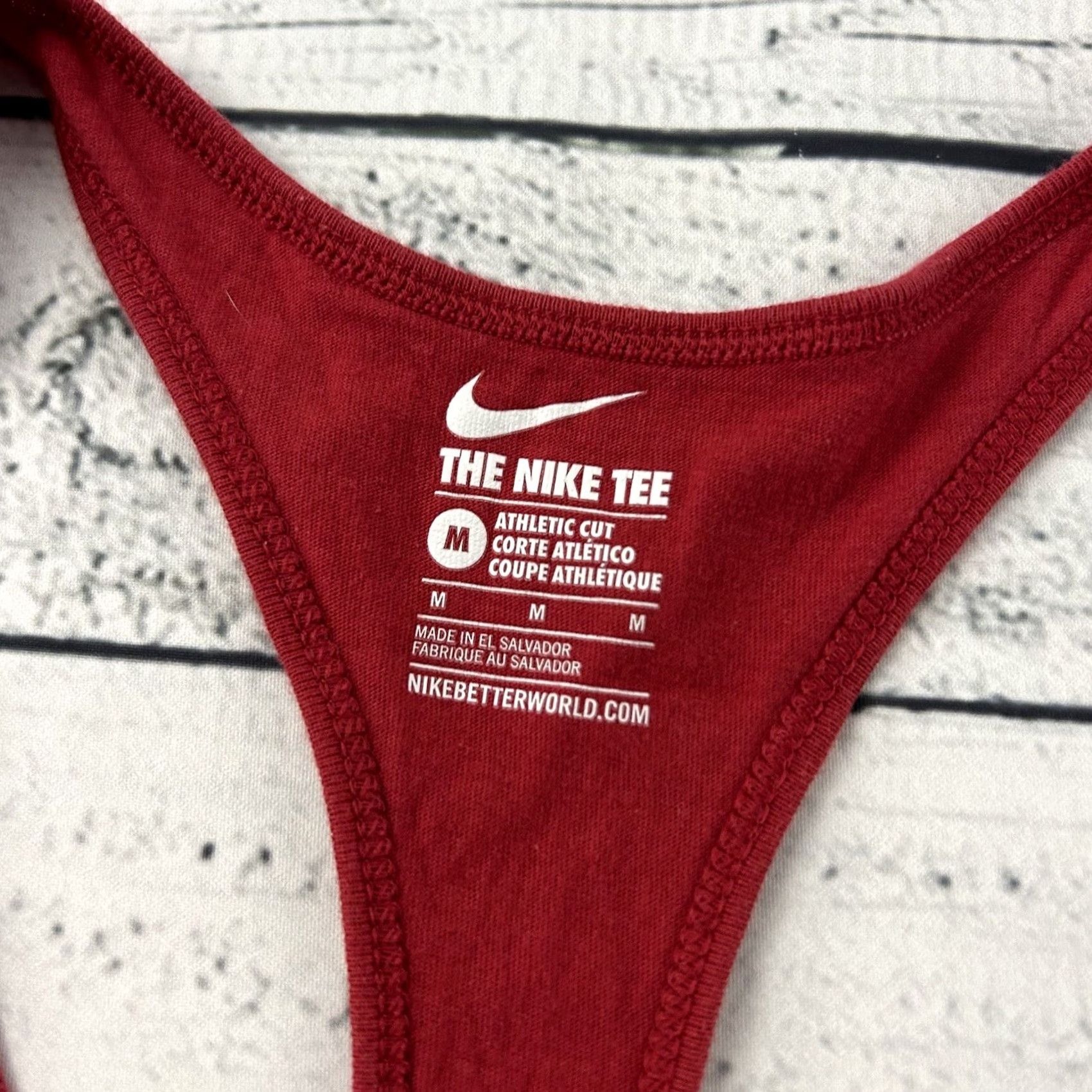 Nike Nike Athletic Tank Top Women's M Red Sleeveless Racerback Rio Olympics Shirt Size M / US 6-8 / IT 42-44 - 2 Thumbnail