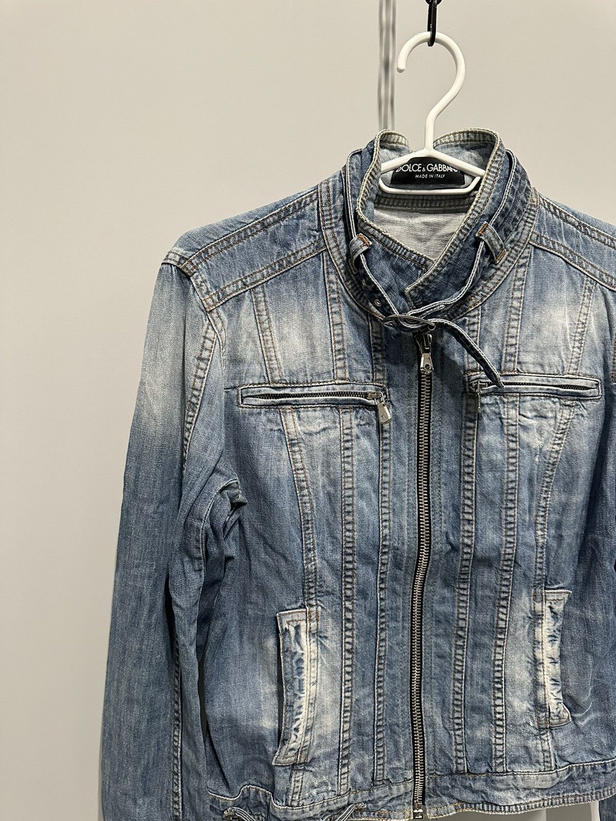 Dolce & Gabbana Vintage Archival Dolce & Gabbana 00s Y2K Denim Jacket Size M / US 6-8 / IT 42-44 - 8 Thumbnail