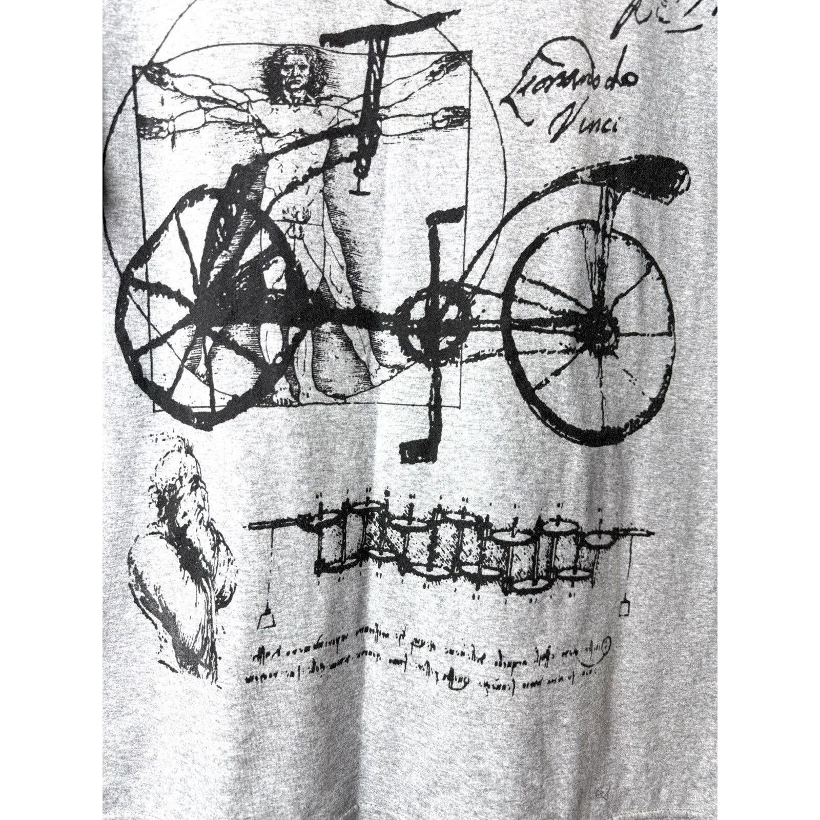 Vintage Rare Vintage Leonardo da Vinci Italy Made T Shirt Size US L / EU 52-54 / 3 - 3 Thumbnail