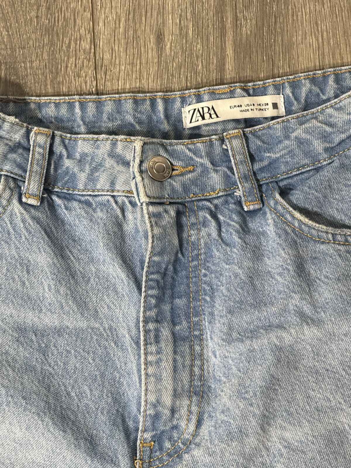 Zara Zara Blue Jeans Size 30" / US 8 / IT 44 - 2 Thumbnail