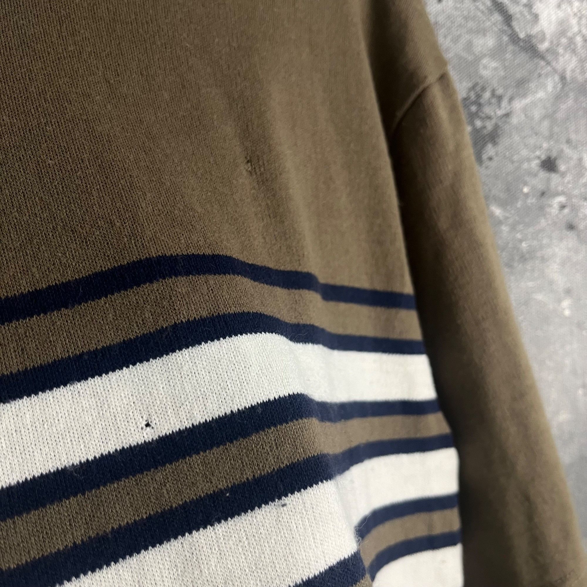 Vintage Vintage 90’s Utility stripe shirt Size US L / EU 52-54 / 3 - 4 Thumbnail