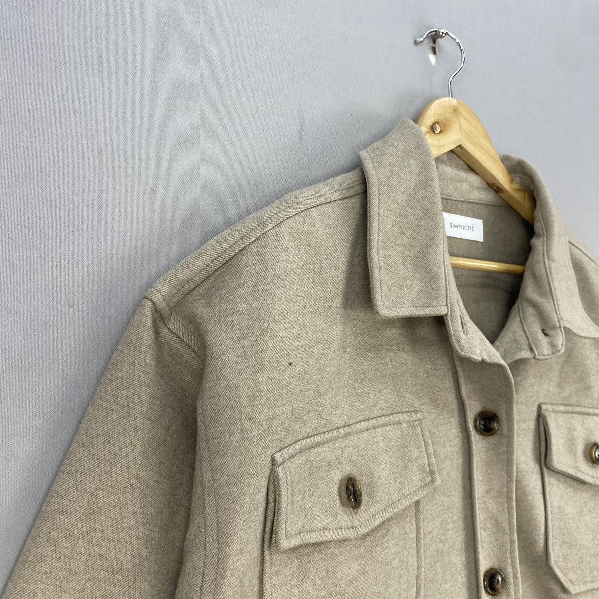 Japanese Brand Vintage Simplicite Baggy Flannel Jacket Size US XL / EU 56 / 4 - 2 Thumbnail