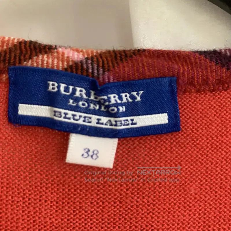 Burberry Burberry Red Wool Women's Cardigan. Size M / US 6-8 / IT 42-44 - 5 Thumbnail