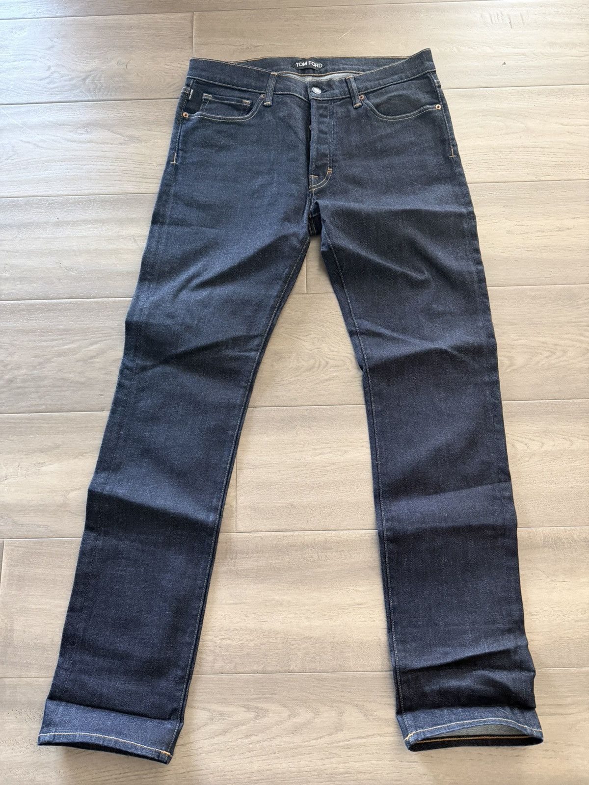 Tom ford raw denim 34 straight leg