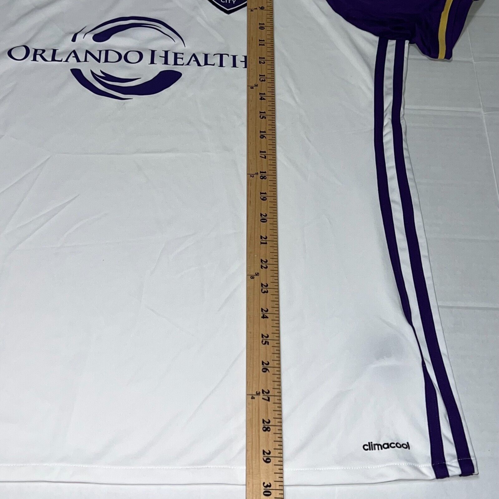 Adidas Mens Adidas Orlando City SC 2017 Away Jersey LIONS MLS Sz XL Size US XL / EU 56 / 4 - 9 Thumbnail