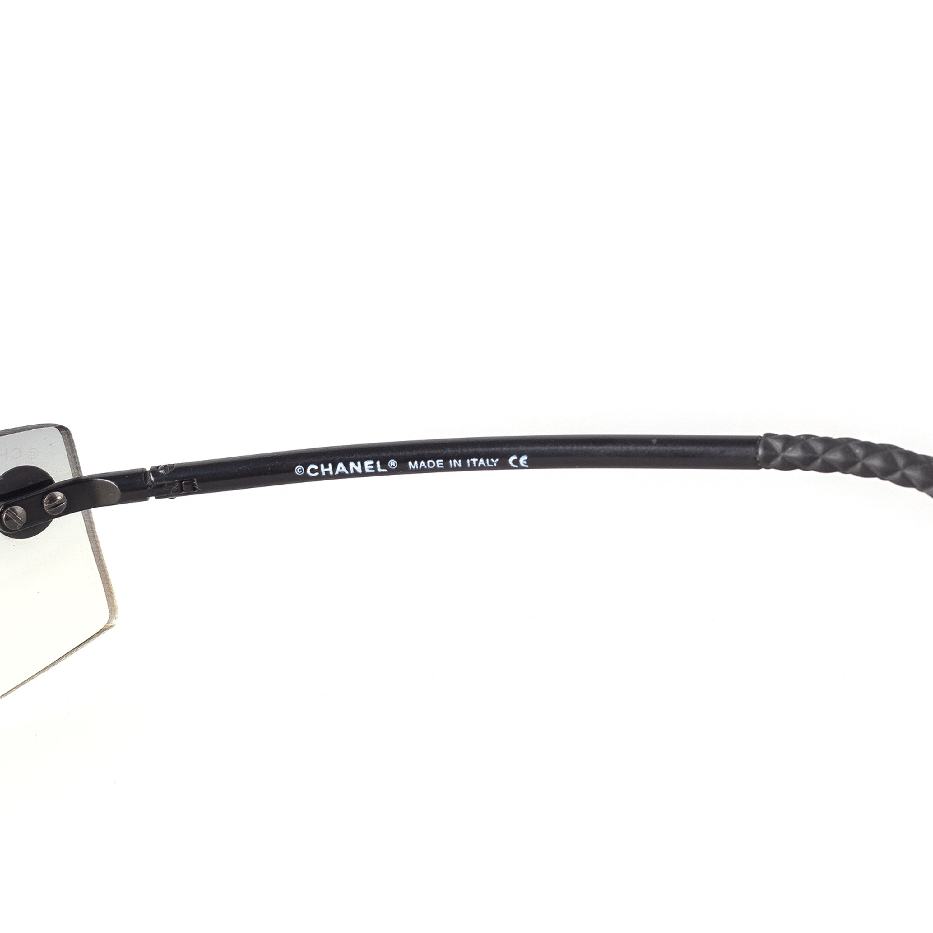 Chanel Chanel 4047 C 170/8G Vintage Rectangle Rimless Sunglasses Size ONE SIZE - 9 Thumbnail