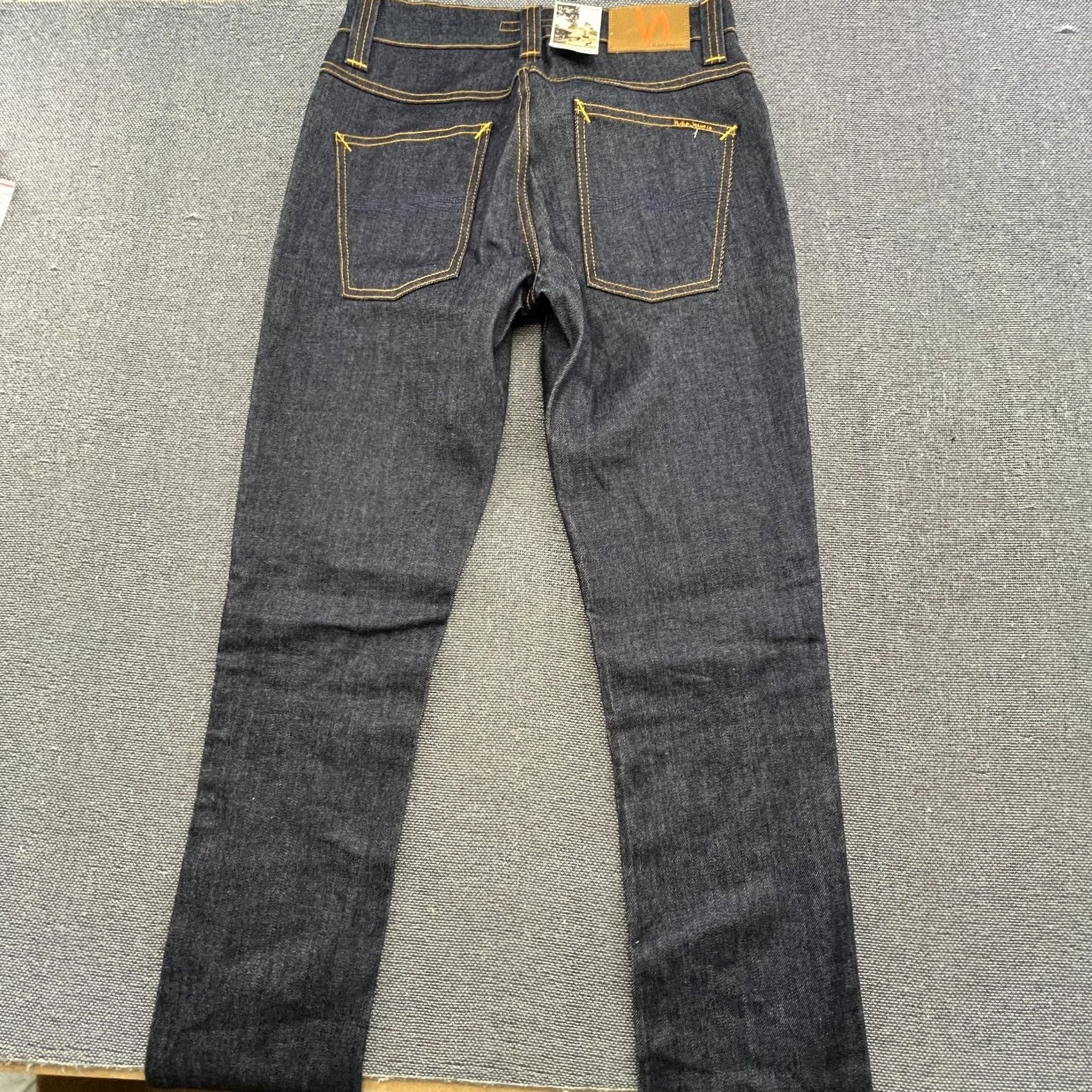 Nudie Jeans Nudie Jeans Grim Tim Straight Denim Blue Navy W30 L32 Organic Button Fly Mens Size US 30 / EU 46 - 4 Thumbnail