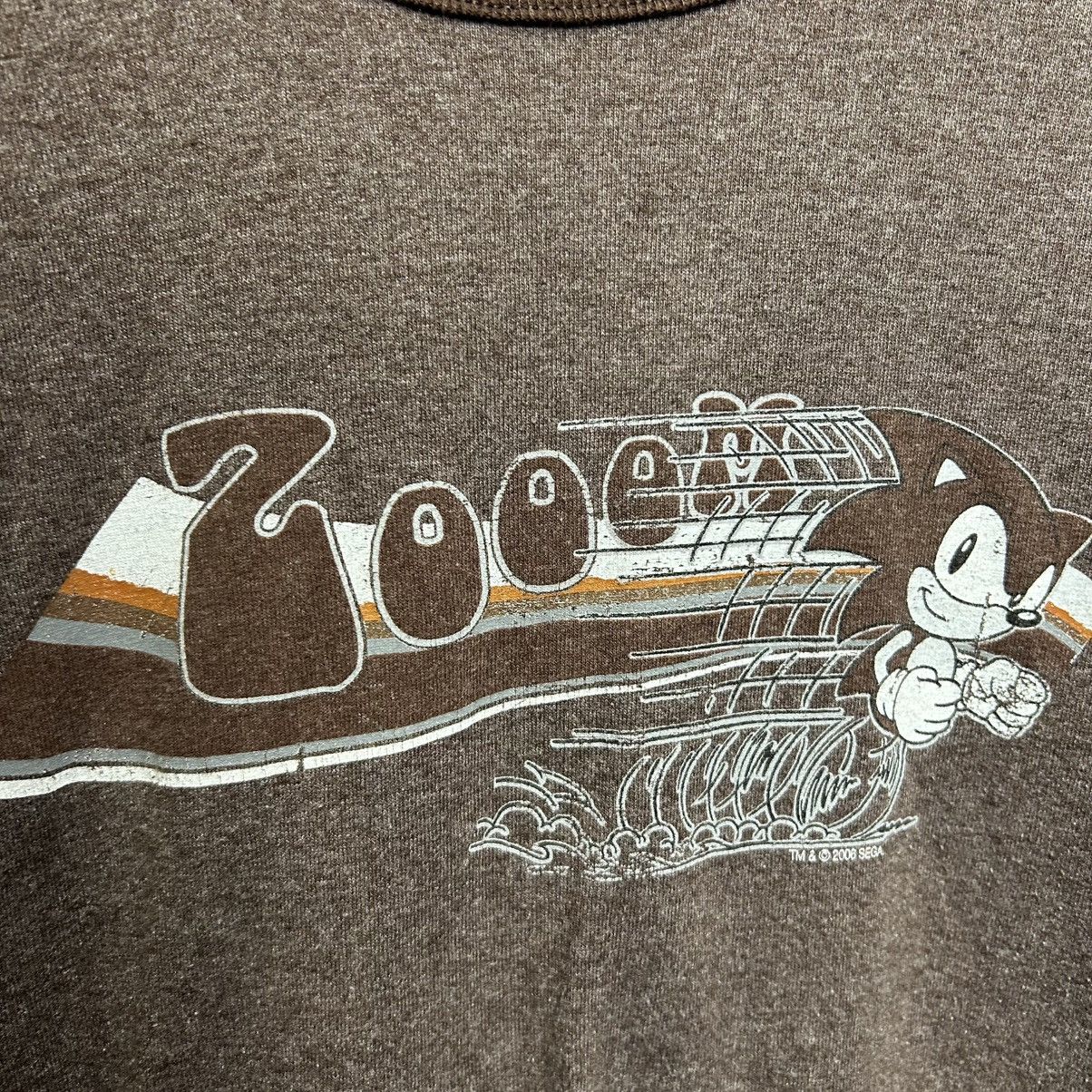 Cartoon Network Vintage Sonic Zoom 2006 big logo cartoon brown tee size M Size US M / EU 48-50 / 2 - 3 Thumbnail