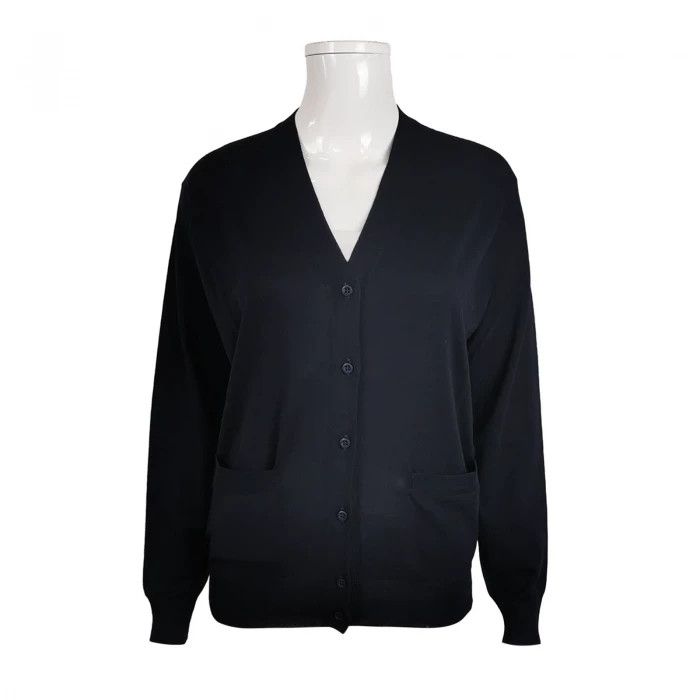 Prada prada v-neck long sleeve knit cardigan Size US S / EU 44-46 / 1 - 1 Thumbnail