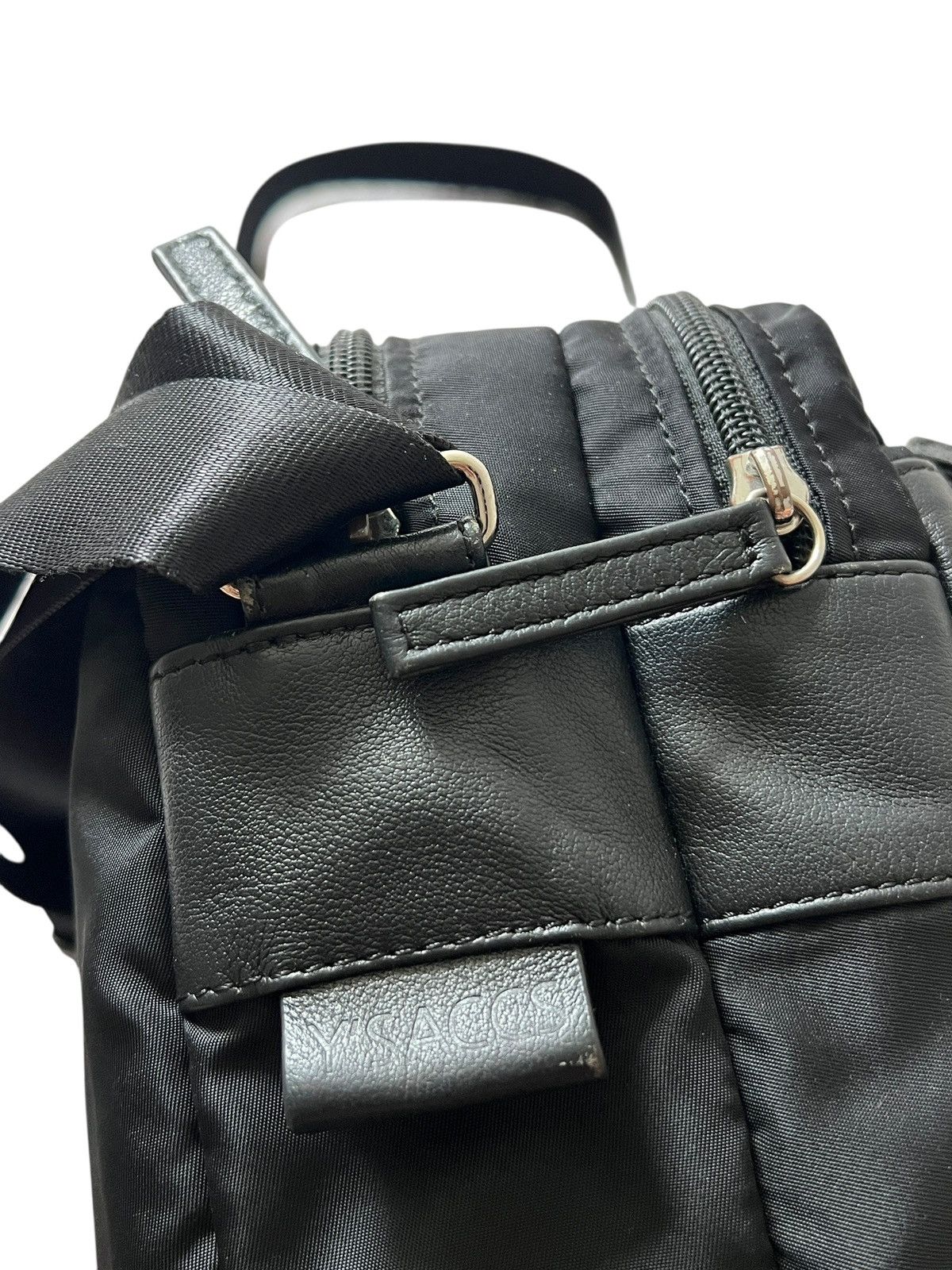 Yohji Yamamoto Yohji Yamamoto Nylon + Leather Sling Bag Size ONE SIZE - 5 Thumbnail
