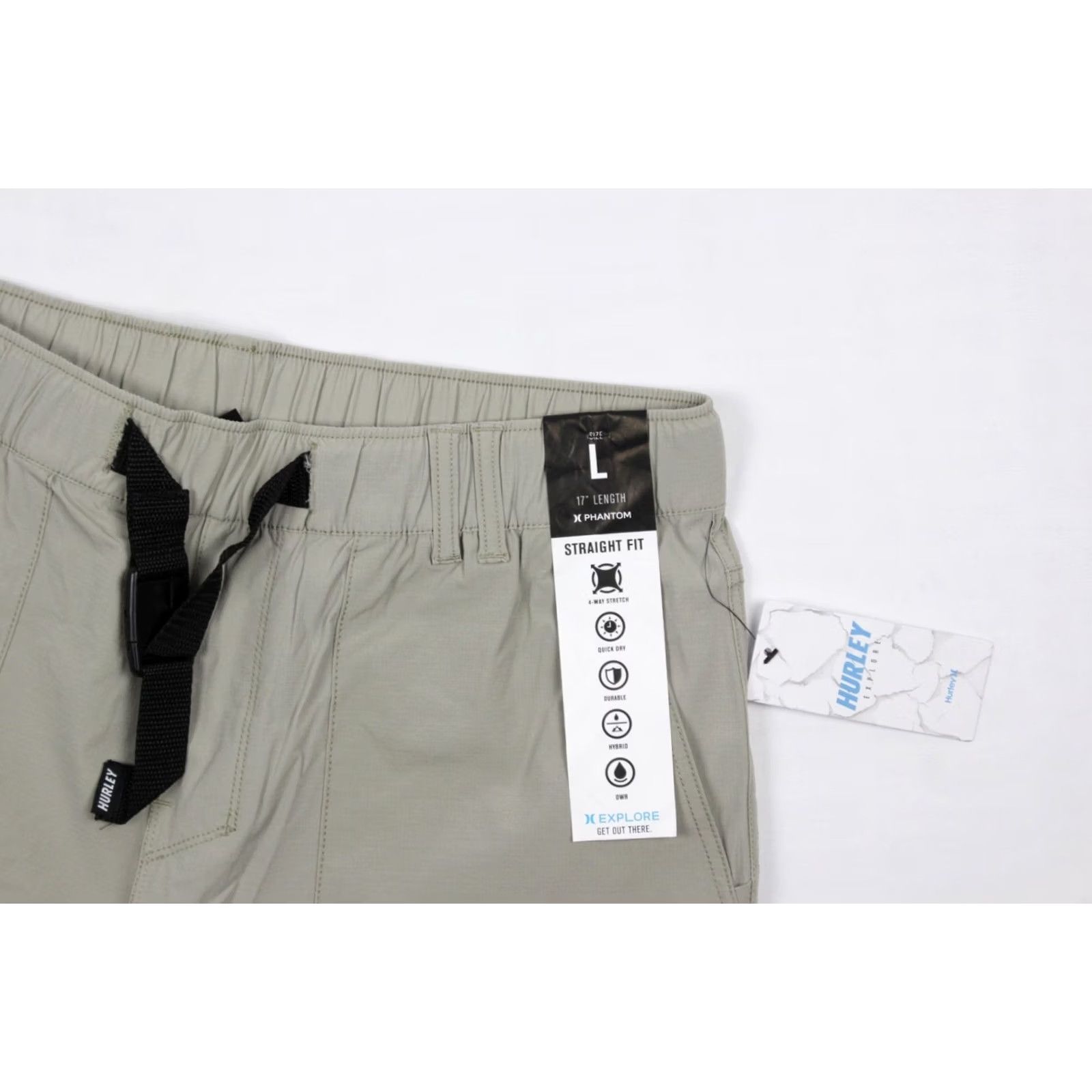 Hurley Hurley Men's Phantom Camper Volley 17" Shorts L Large Explorer Gray Size US 33 - 4 Thumbnail