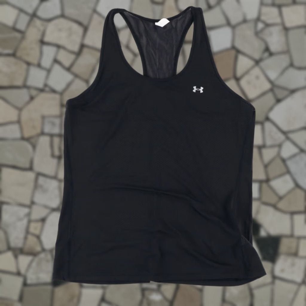 Under Armour Under Armour Heat Gear Racer Tank Top Black Women's XL Shirt Size XL / US 12-14 / IT 48-50 - 1 Thumbnail