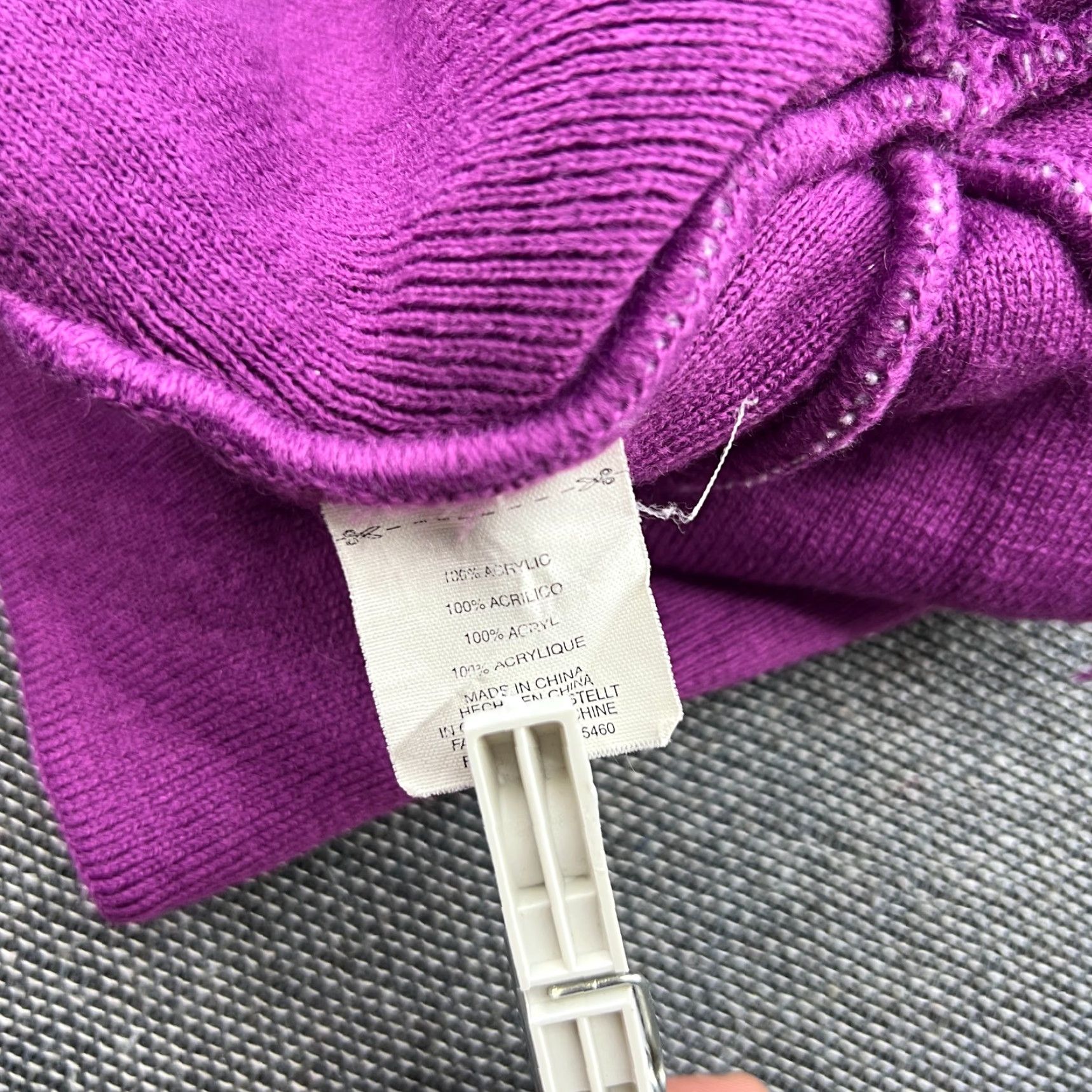 Oakley VINTAGE Oakley Beanie Hat One Size Purple Y2K Pom Pom Size ONE SIZE - 4 Thumbnail