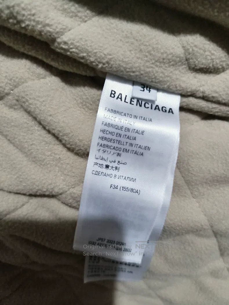 Balenciaga Balenciaga Fake Fur Coat Size XXS / US 00 / IT 34 - 4 Thumbnail