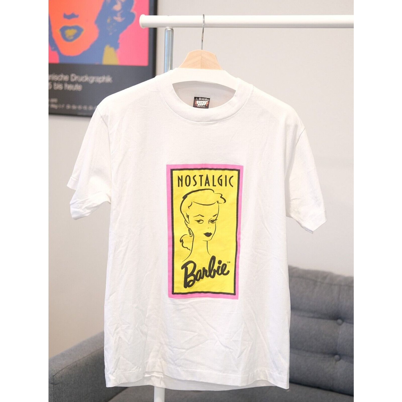 Vintage Vintage 90s Screen Stars Best Barbie Graphic T-Shirt Large Size US L / EU 52-54 / 3 - 1 Thumbnail