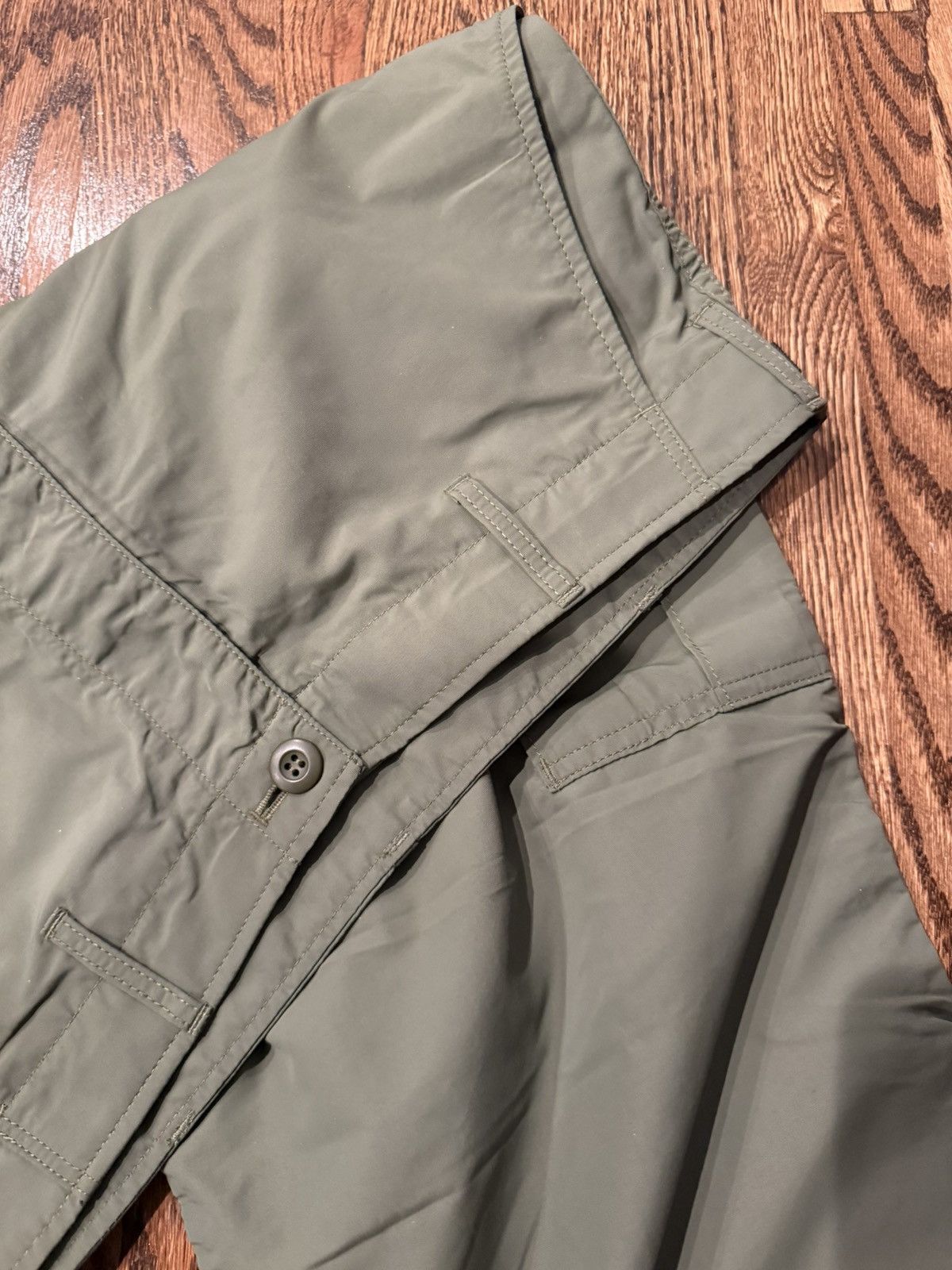Comme des Garcons CDG Olive Nylon Cargo Pant Size US 30 / EU 46 - 4 Thumbnail