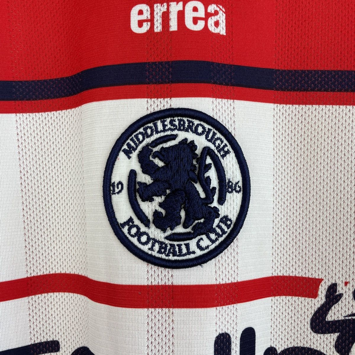 Errea Vintage Middlesbrough Home Errea Jersey Rare 2000/2001 Size US XXL / EU 58 / 5 - 3 Thumbnail