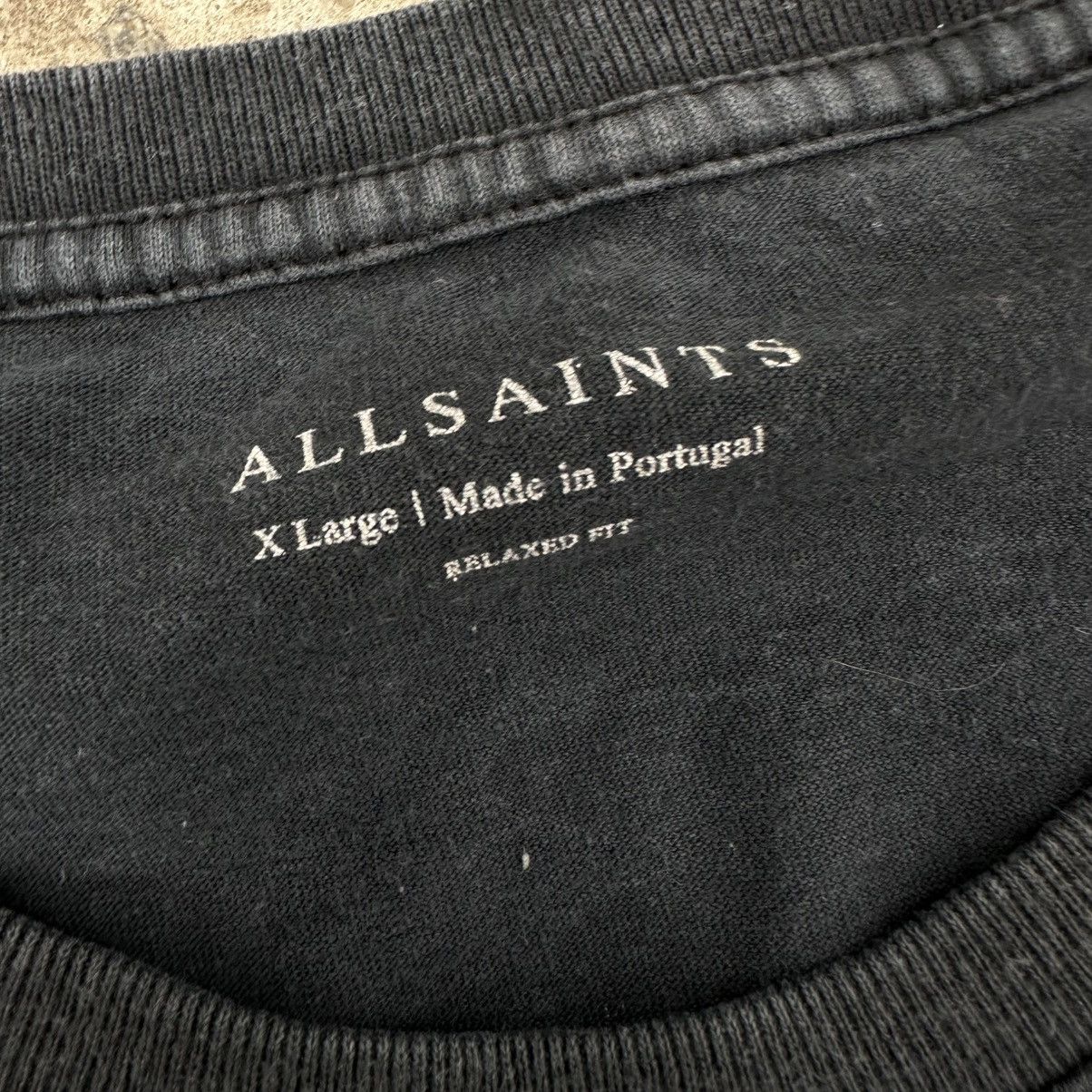 Allsaints Vintage Allsaints Tank Top Sleeveless Big Logo Trashed Y2K Size US XL / EU 56 / 4 - 8 Thumbnail