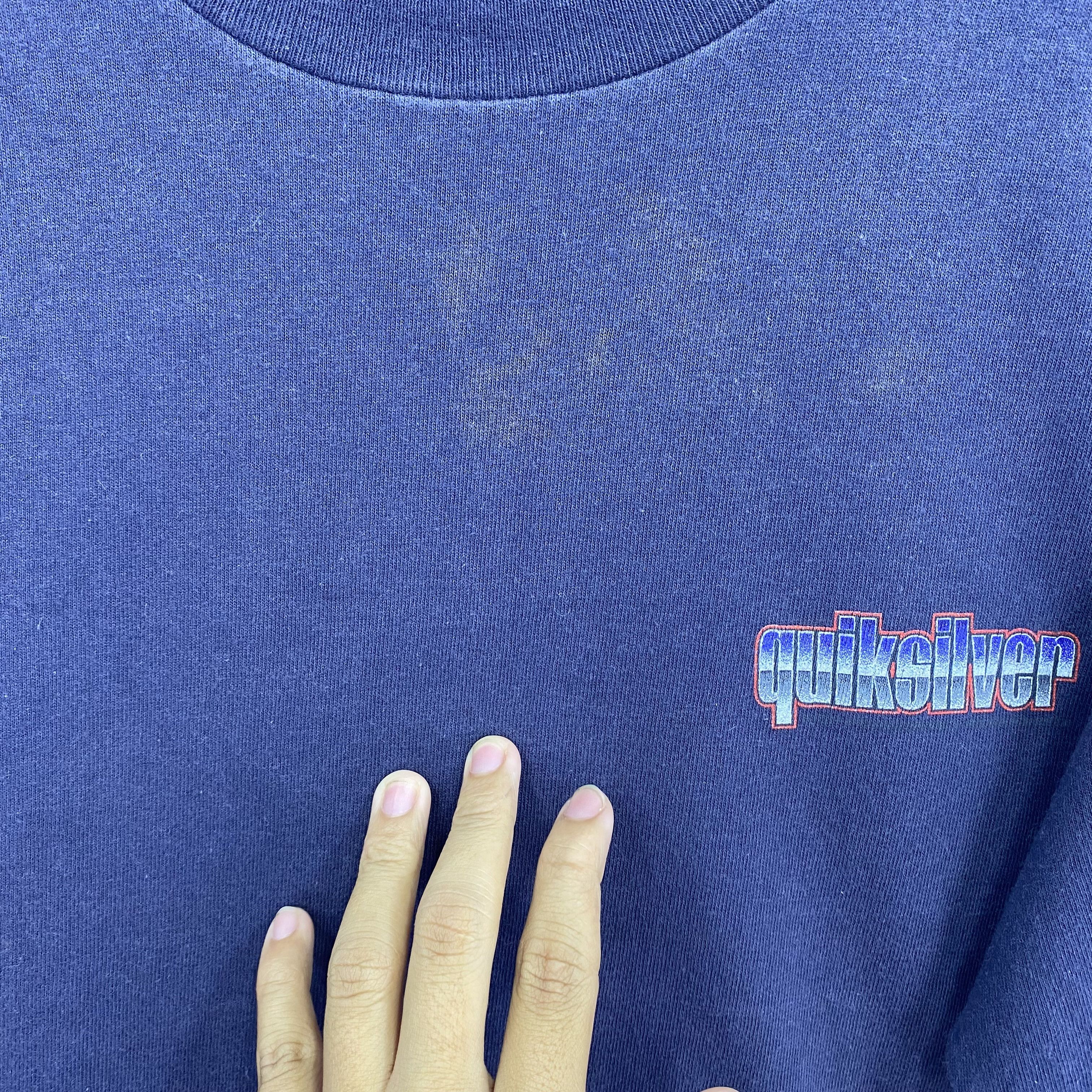 Quiksilver Vintage 90s Quiksilver Tshirt Surfwear Snowboarding Skater Size US M / EU 48-50 / 2 - 7 Thumbnail